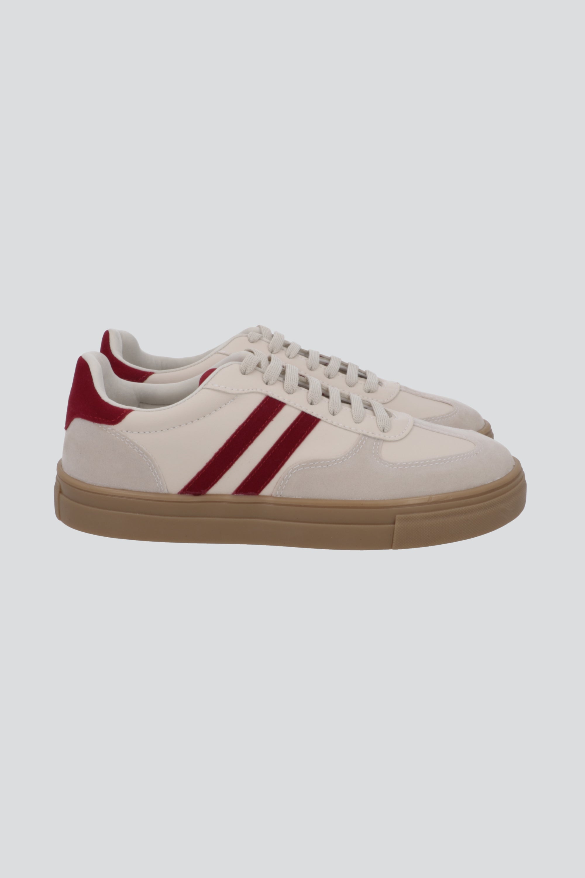 Tenis Dos Líneas Suela Alta