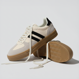 TENIS DOS LINEAS SUELA ALTA
