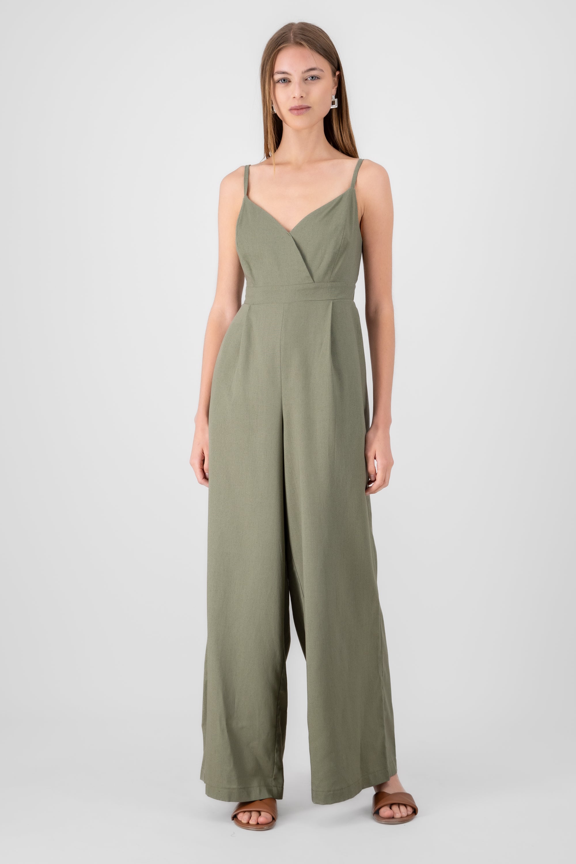 Jumpsuit tirantes escote v OLIVO