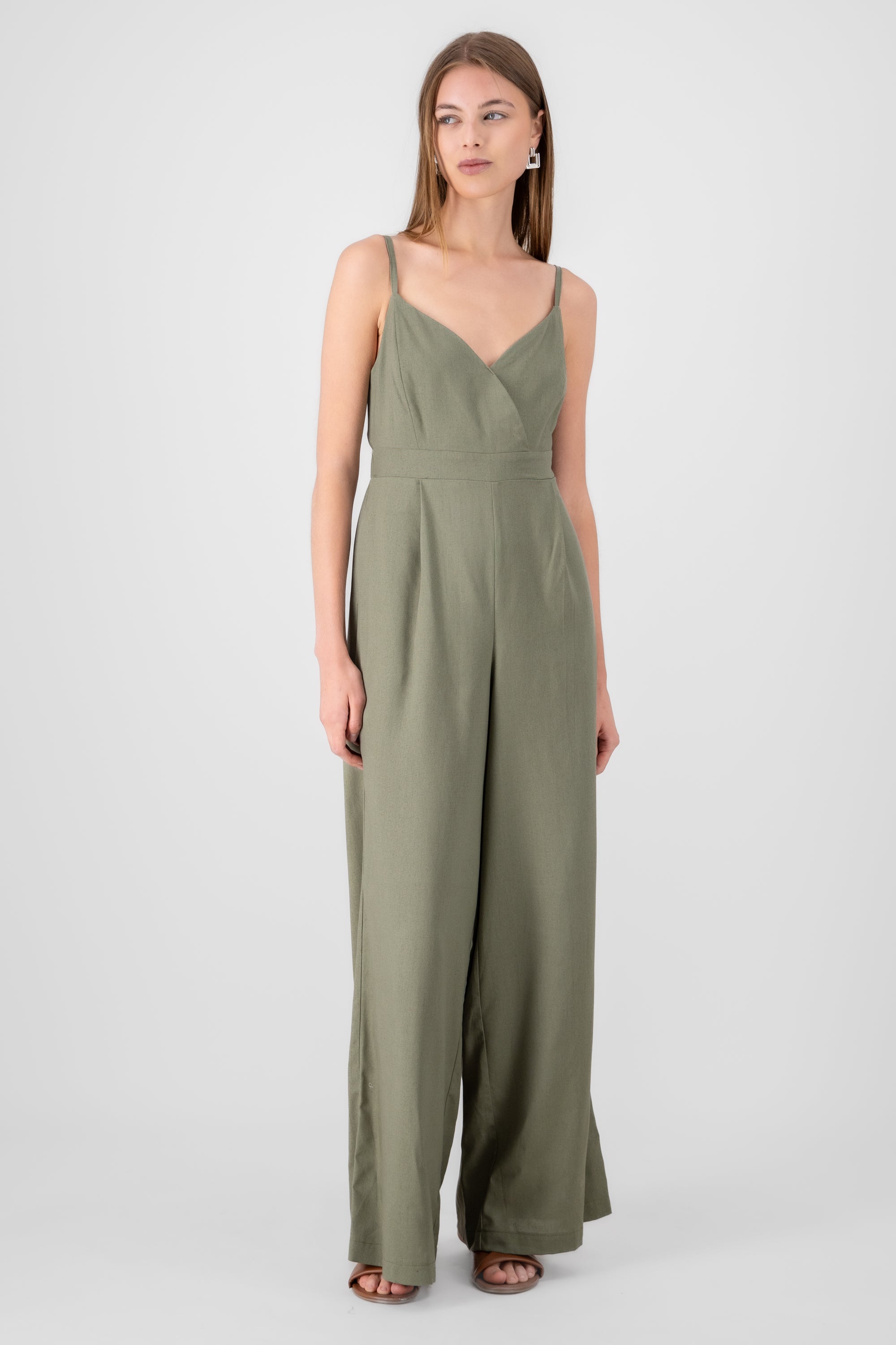 Jumpsuit tirantes escote v OLIVO