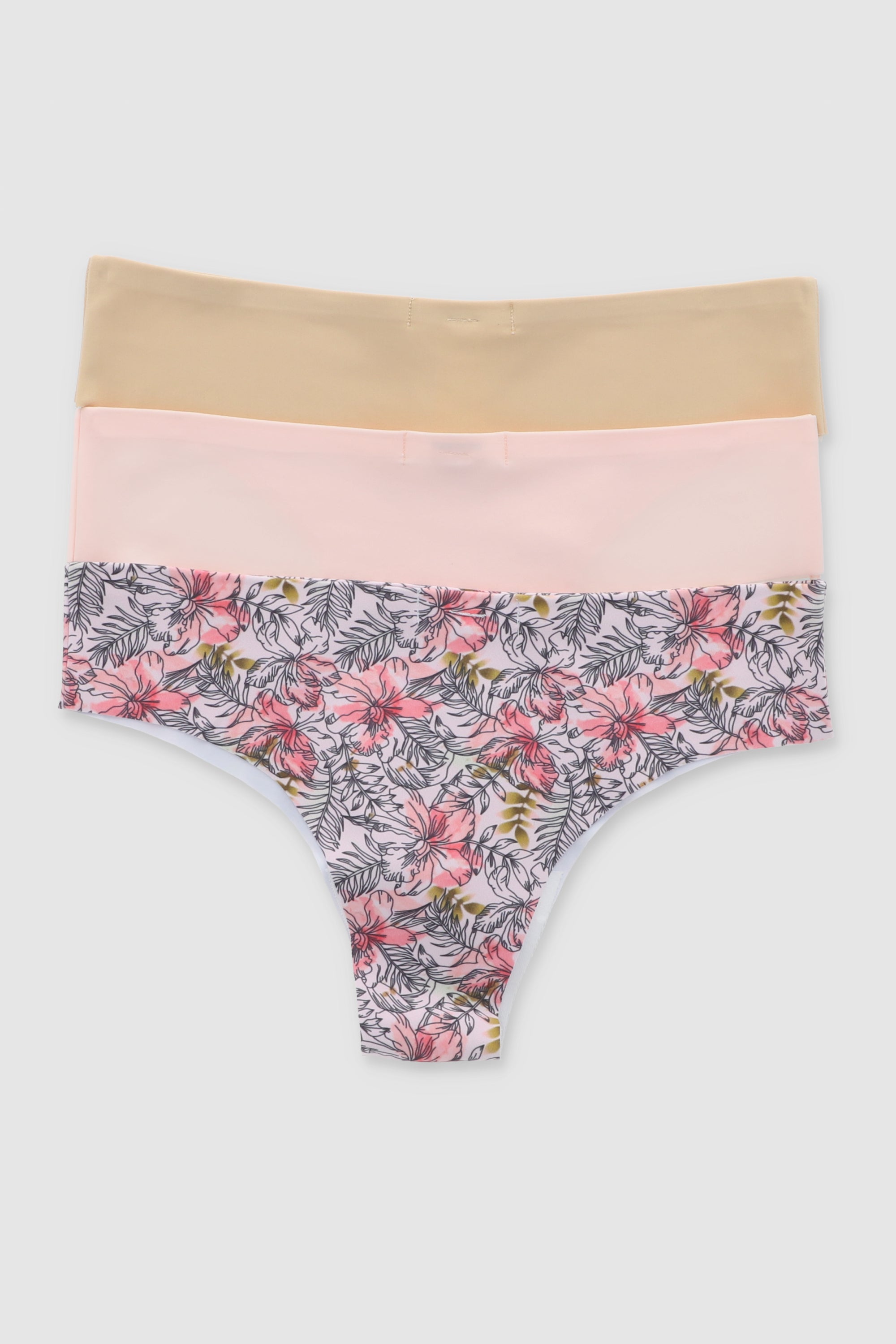 Set de 3 tangas seamless ROSA COMBO