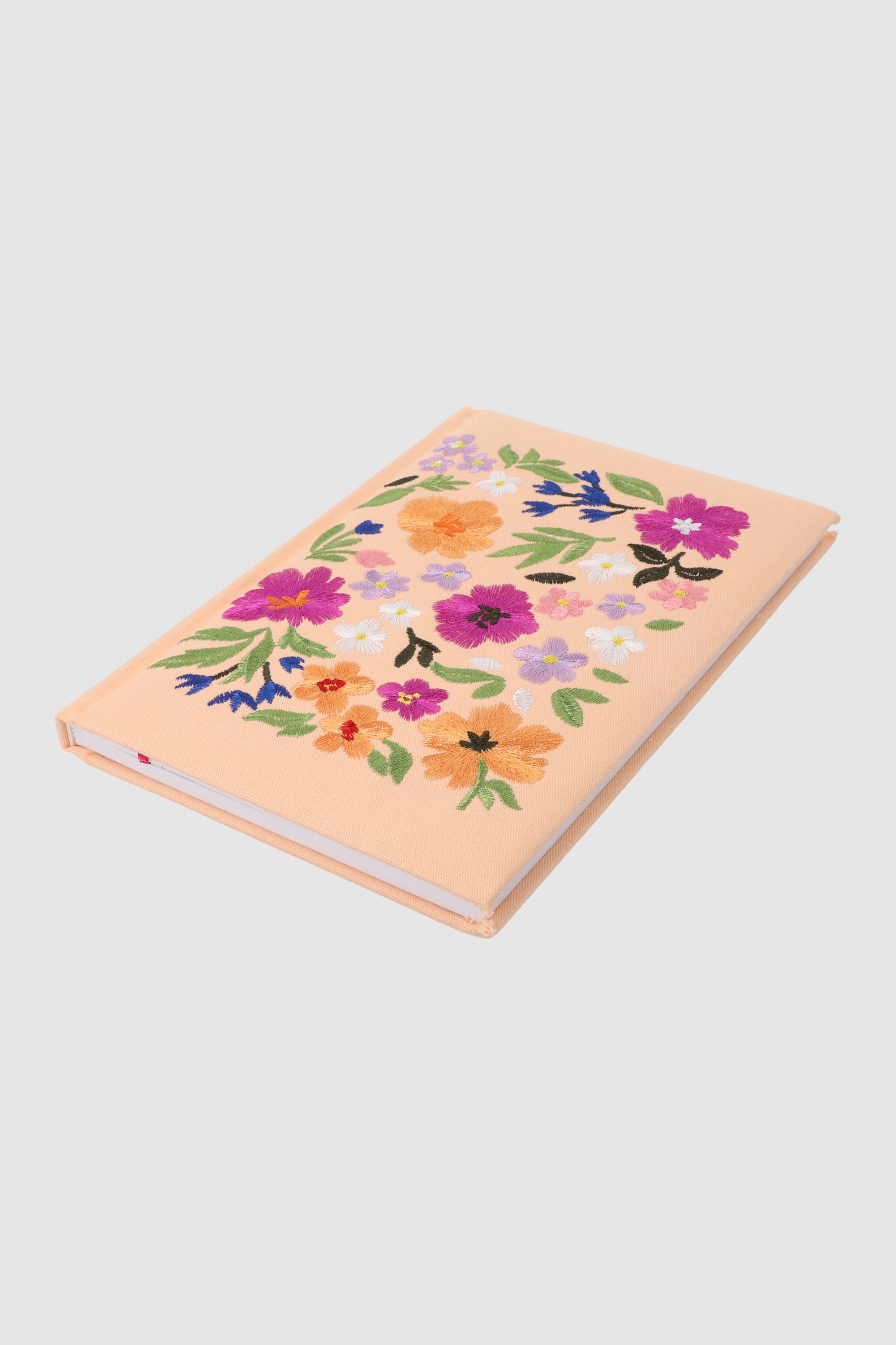 Libreta flores bordadas MULTICOLOR