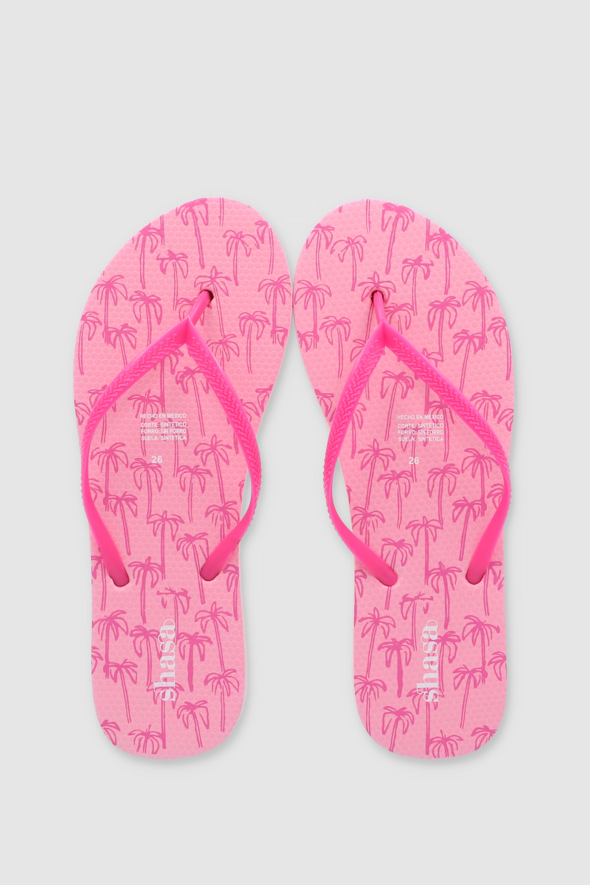 FLIP FLOP PALMERAS ROSA