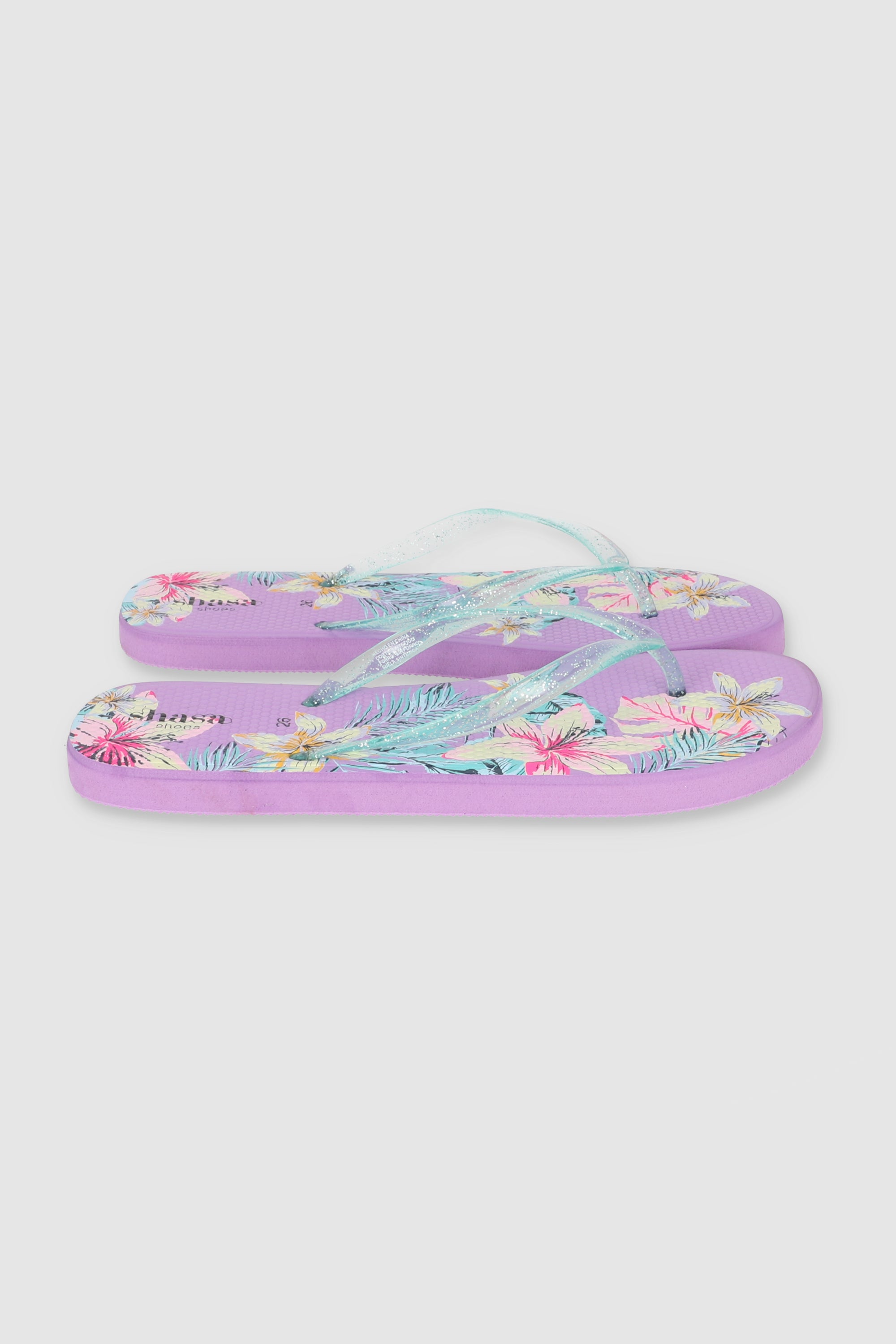 FLIP FLOPS TROPICAL GLITTER AZUL