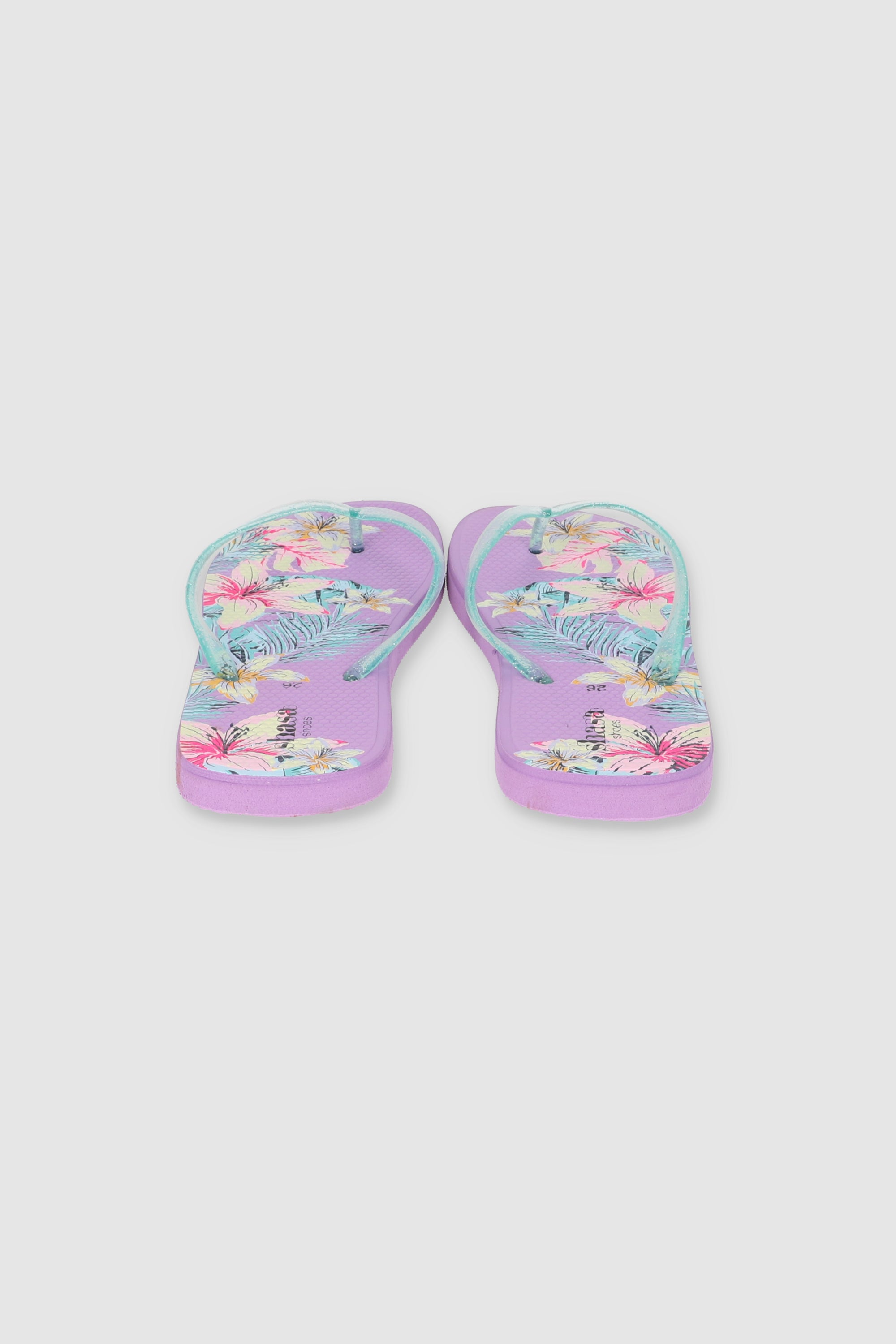 FLIP FLOPS TROPICAL GLITTER AZUL