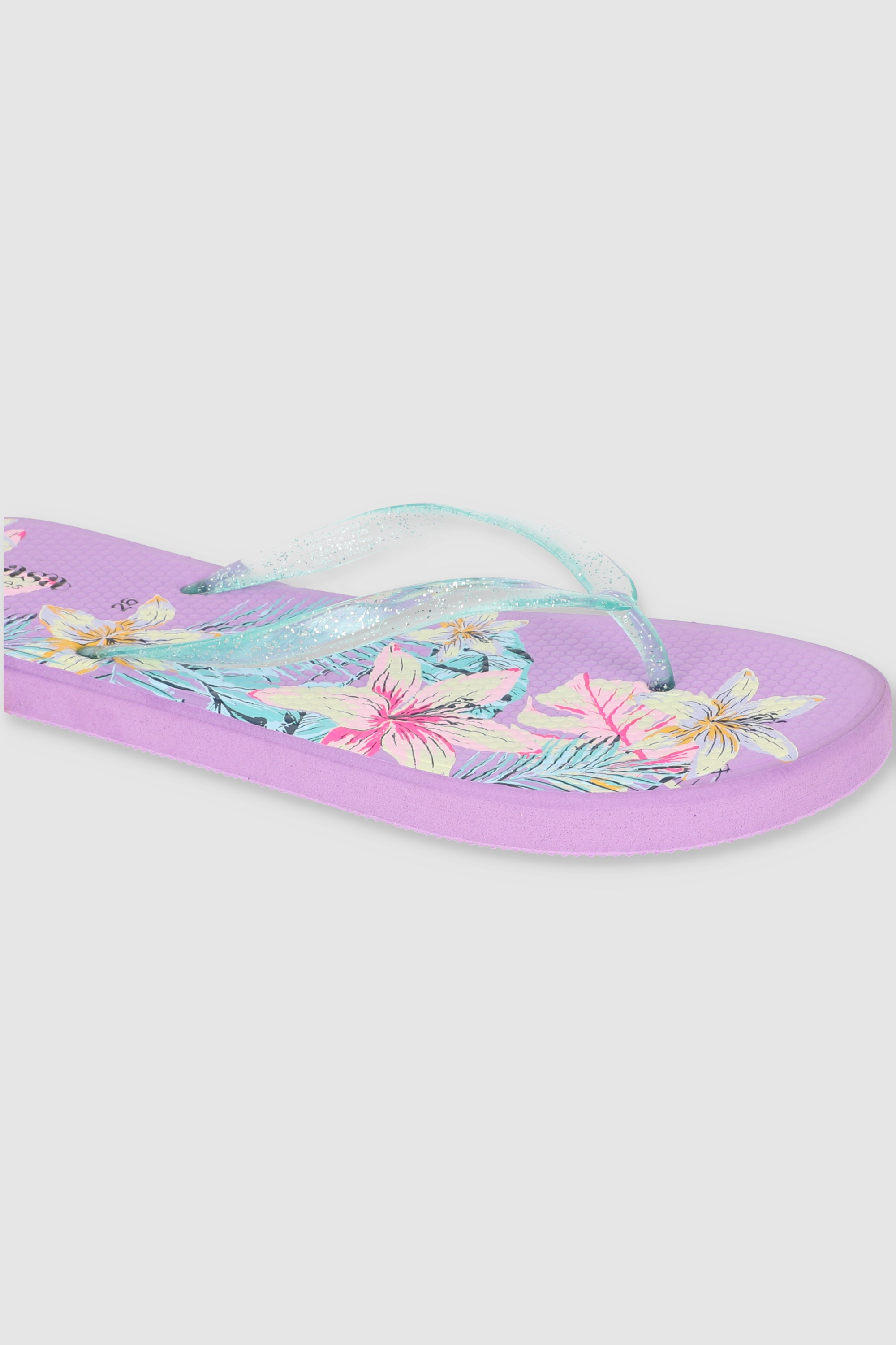 FLIP FLOPS TROPICAL GLITTER AZUL