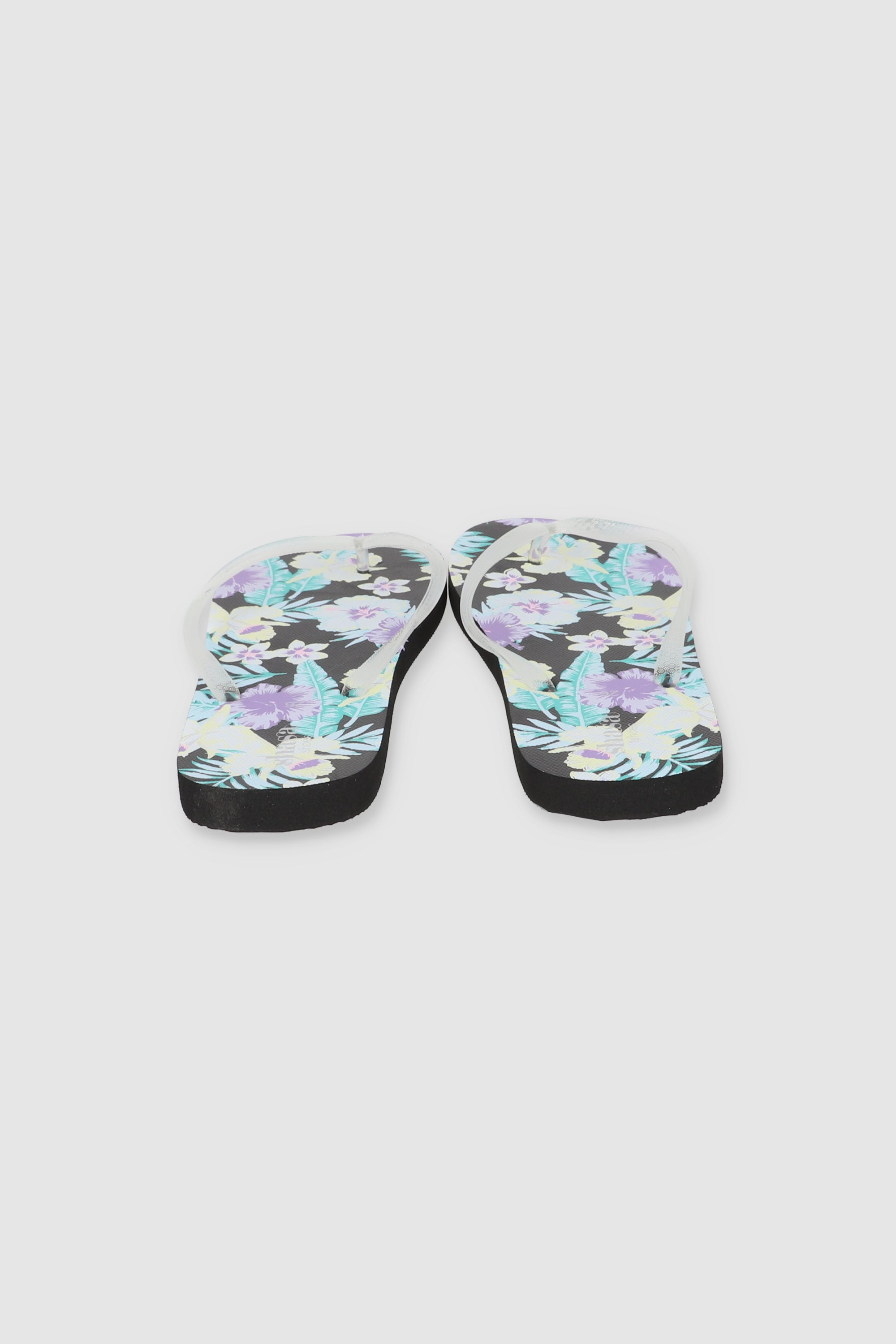 FLIP FLOPS FLORES TROPICAL NEGRO COMBO