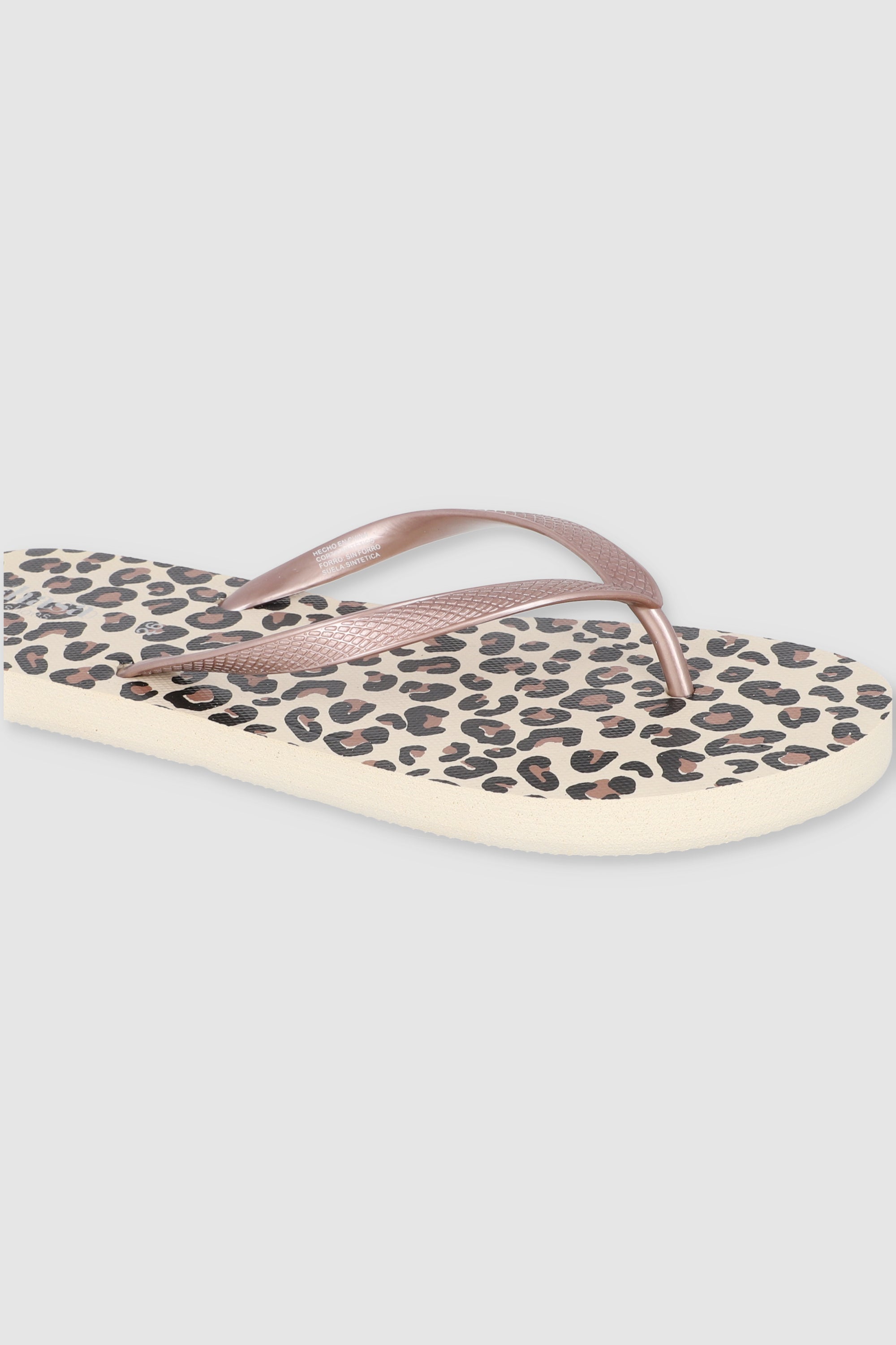 FLIP FLOPS ANIMAL PRINT CAFE