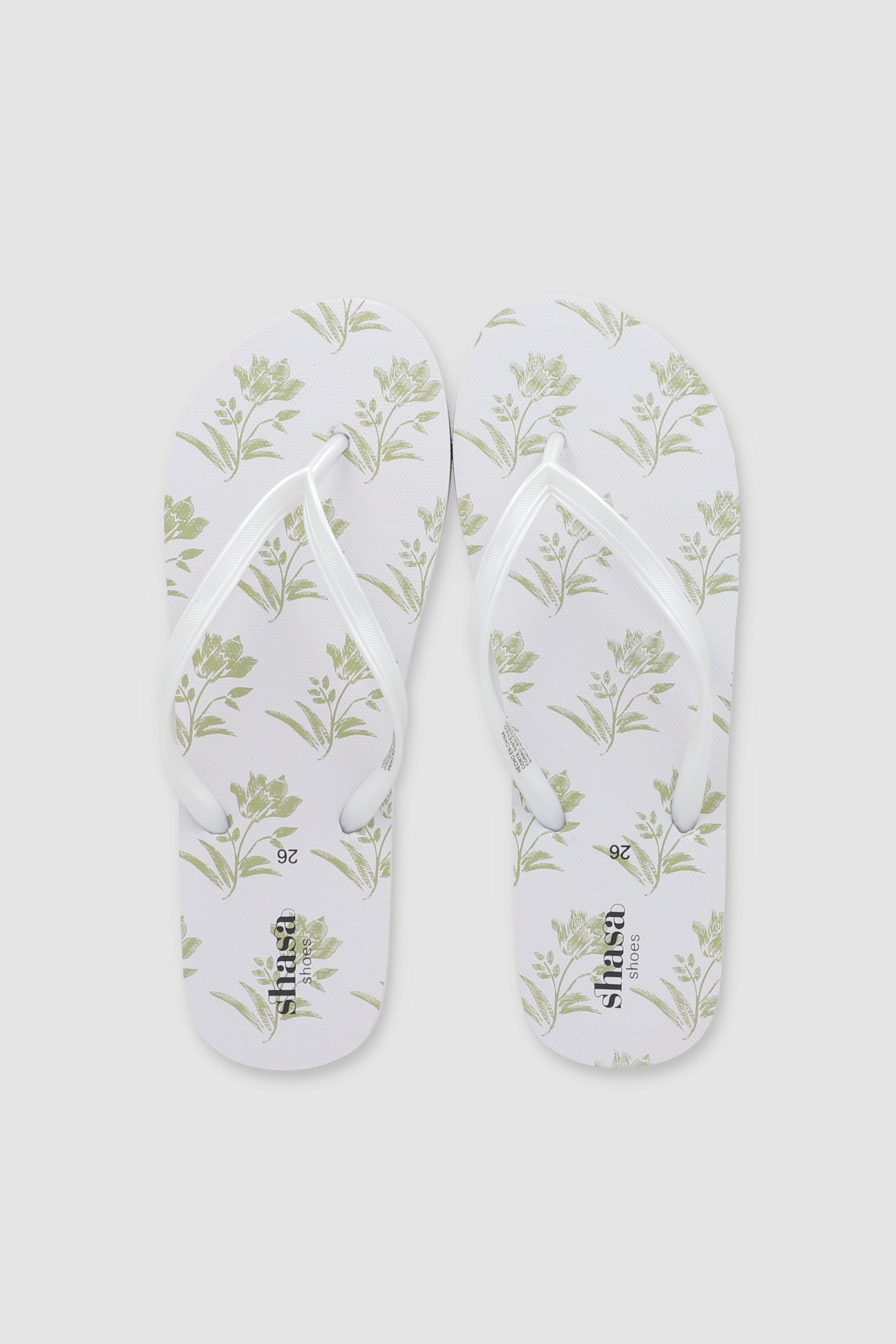 FLIP FLOPS FLORES SENCILLA BLANCO