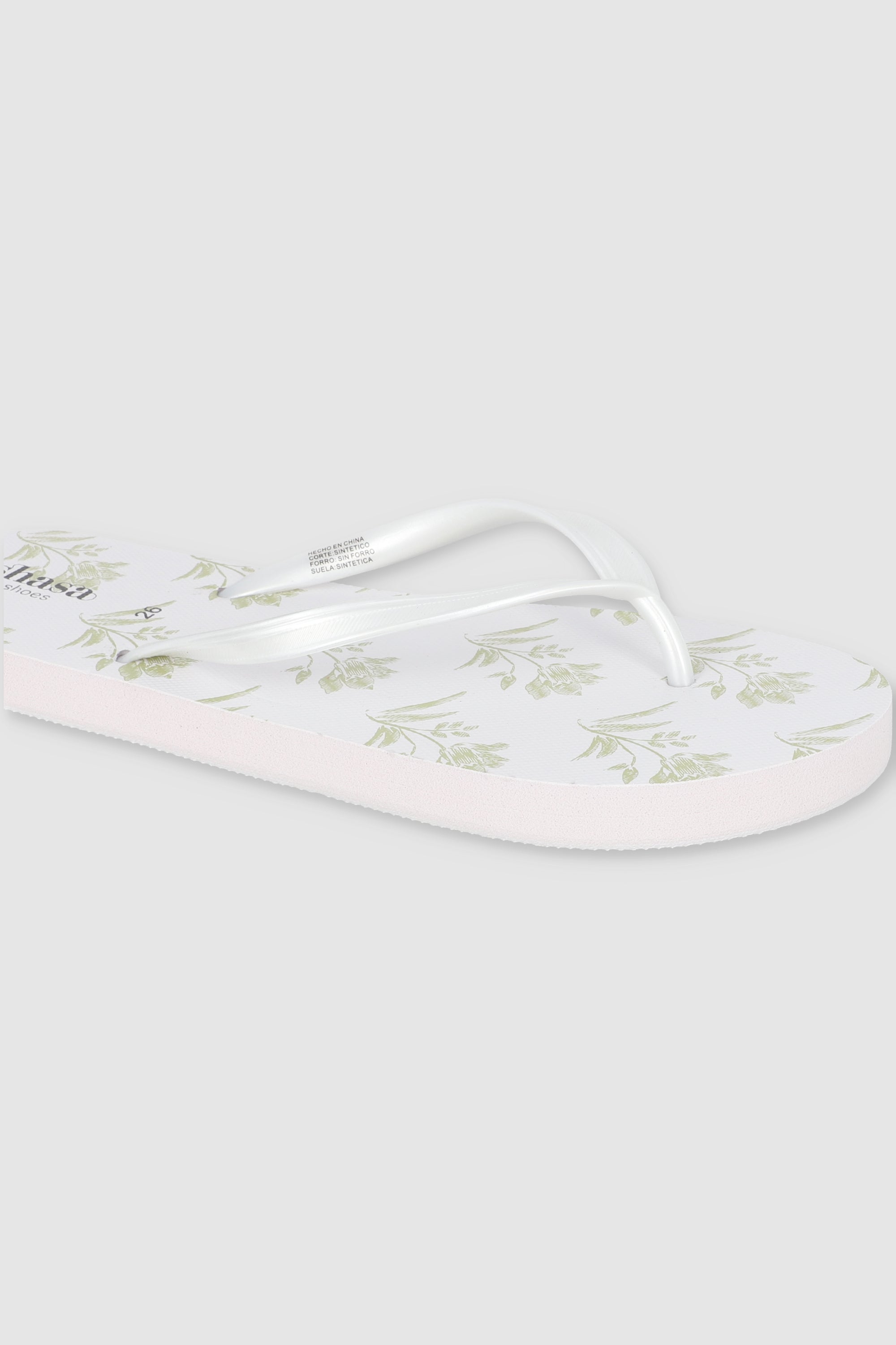 FLIP FLOPS FLORES SENCILLA BLANCO