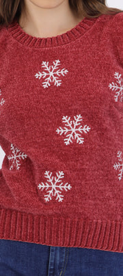 Sueter navideño copos