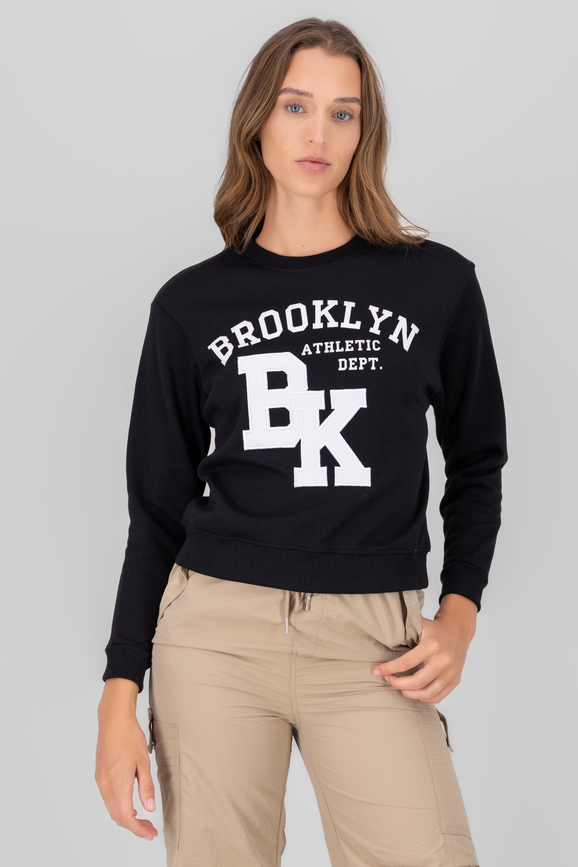 Sudadera estampado brooklyn NEGRO