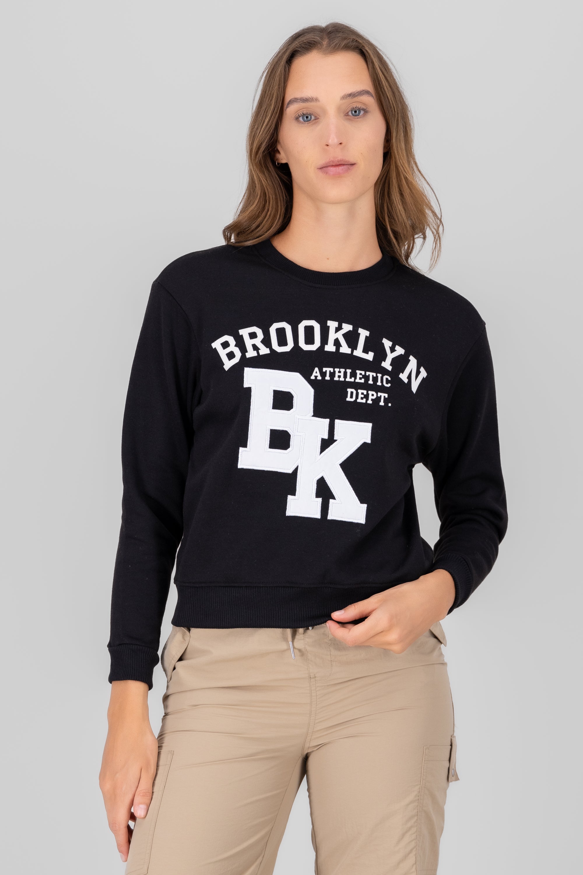 Sudadera estampado brooklyn NEGRO