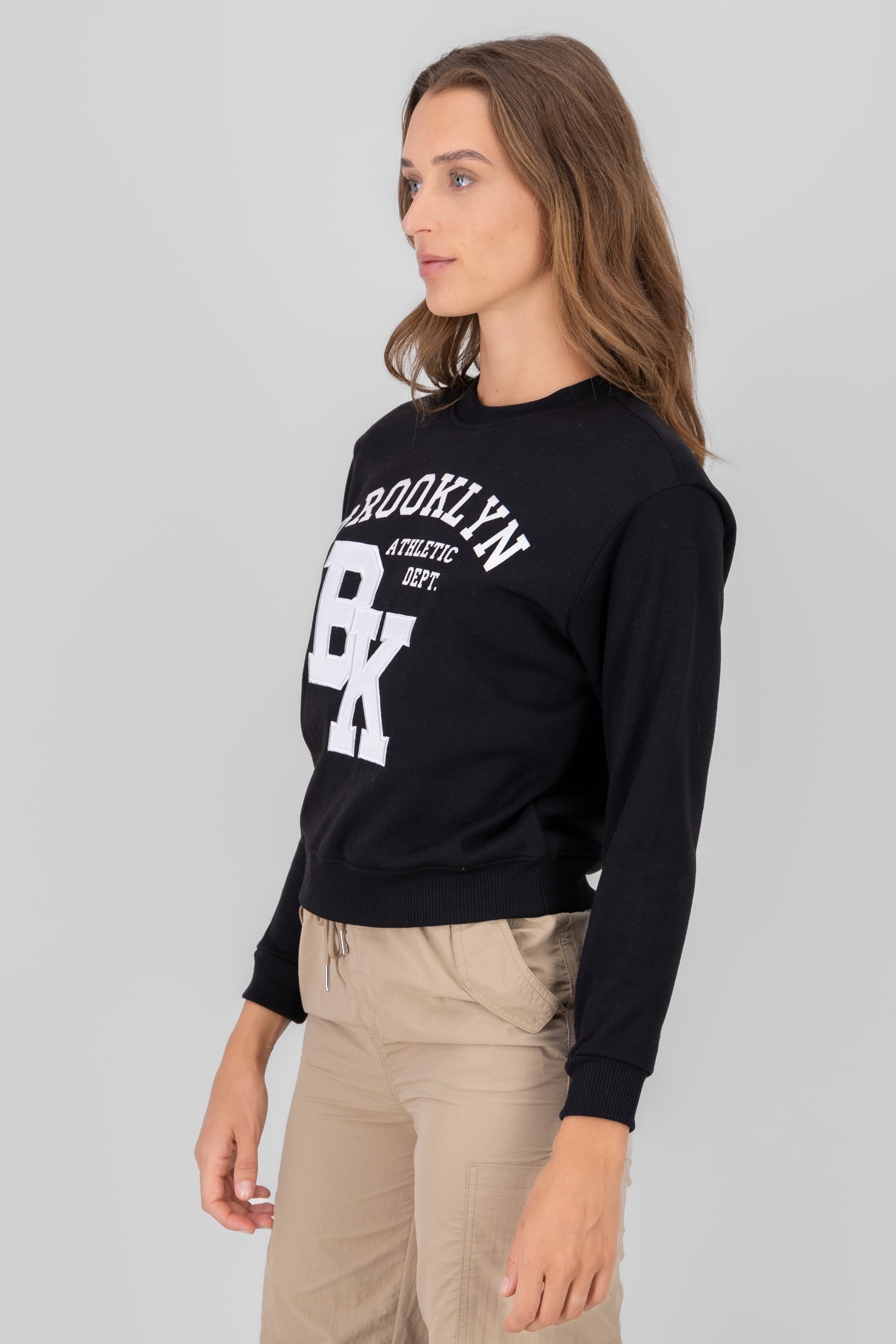 Sudadera estampado brooklyn NEGRO