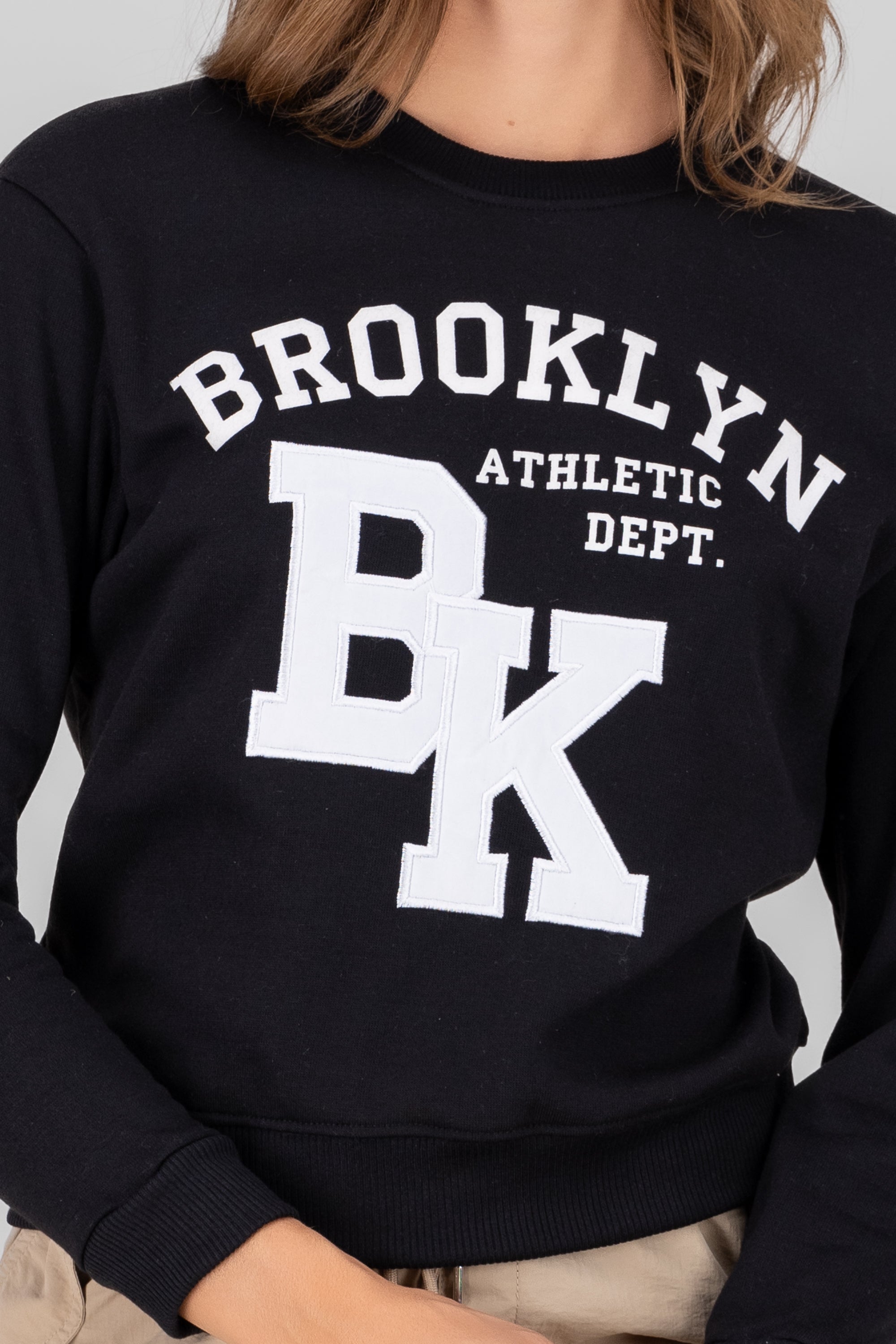 Sudadera estampado brooklyn NEGRO