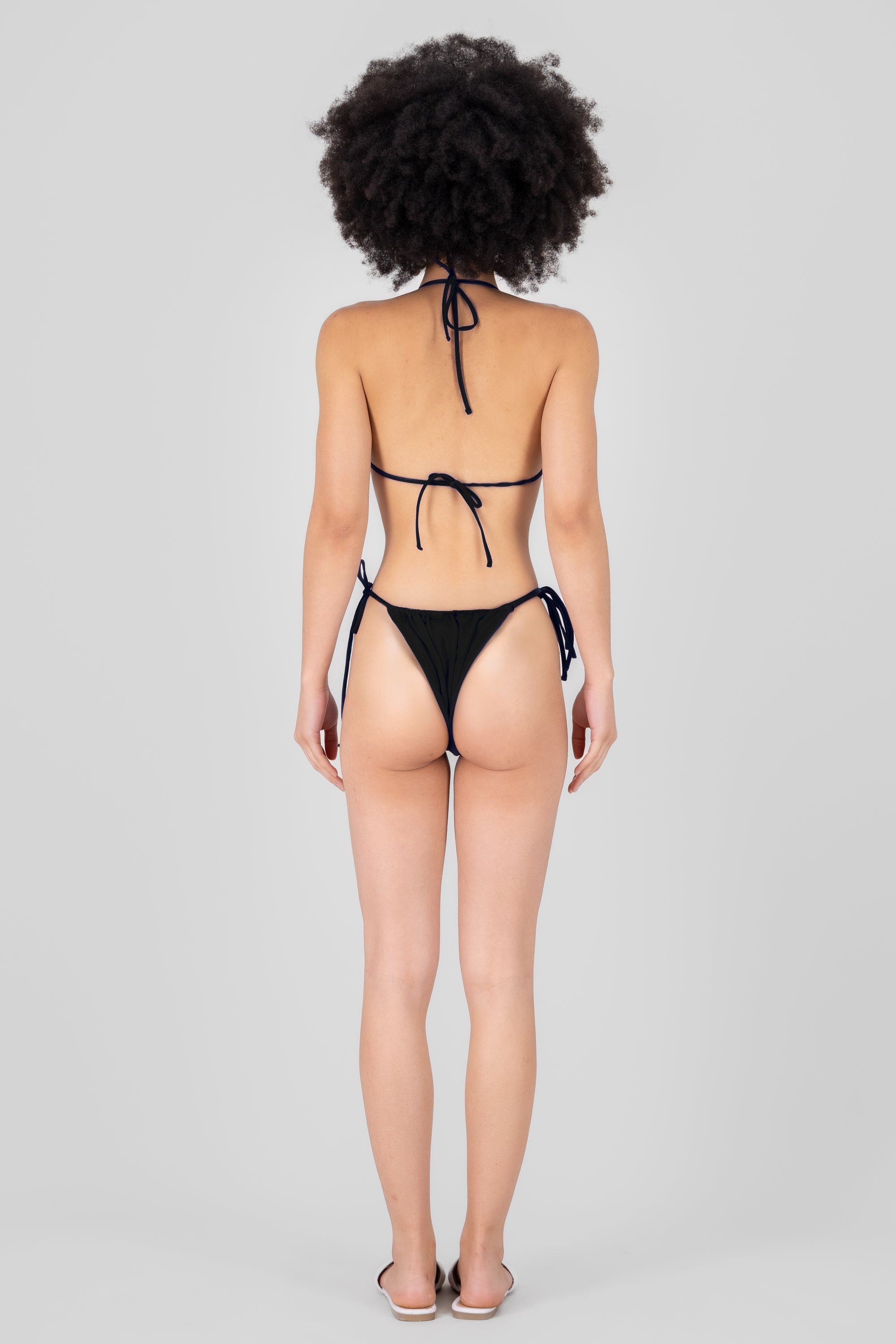 Bikini olanes ajustables NEGRO