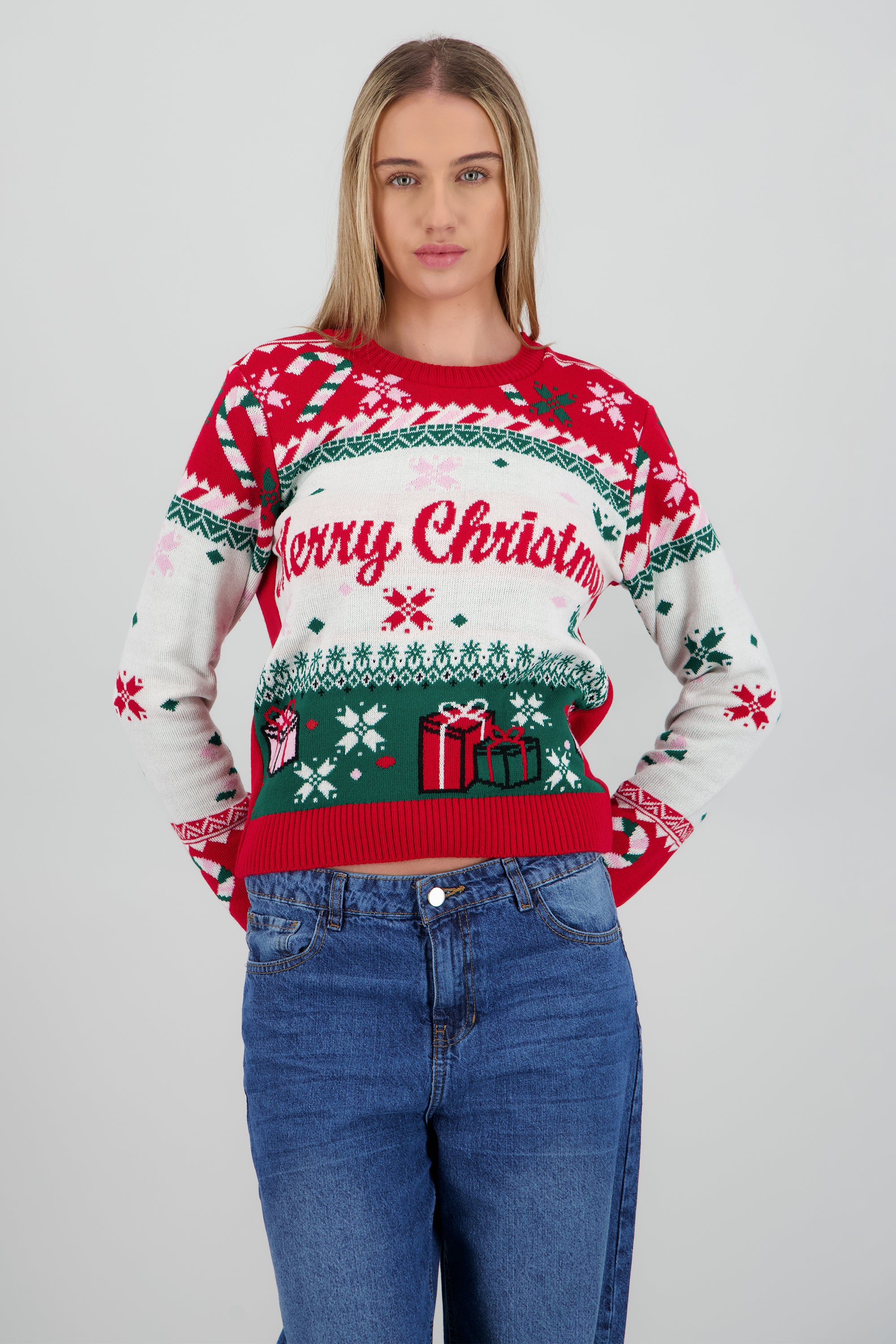 Sueter Navideño Outfit Con Suéter De Navidad Sueter Navideño