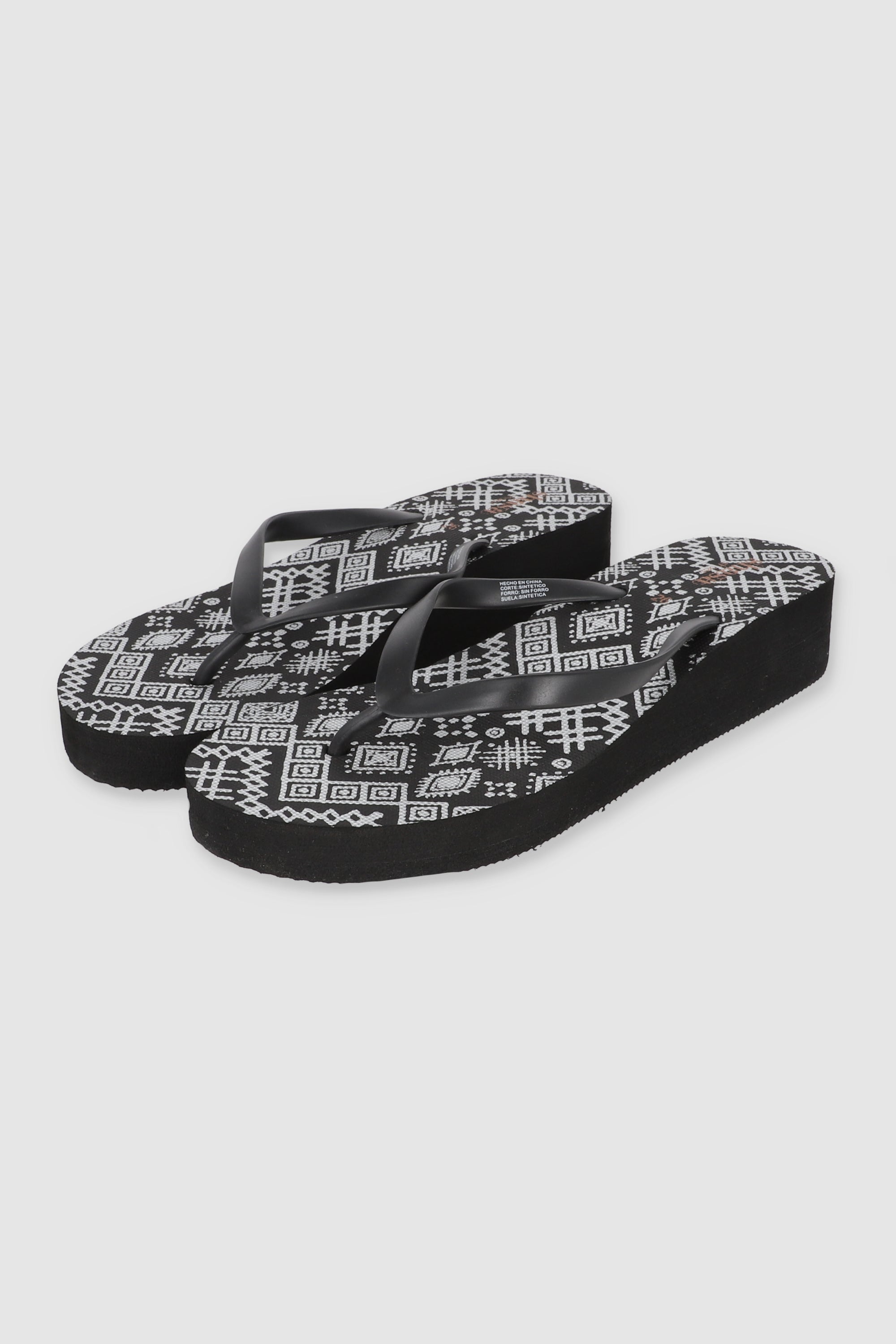 FLIP FLOP PLATAFORMA NEGRO