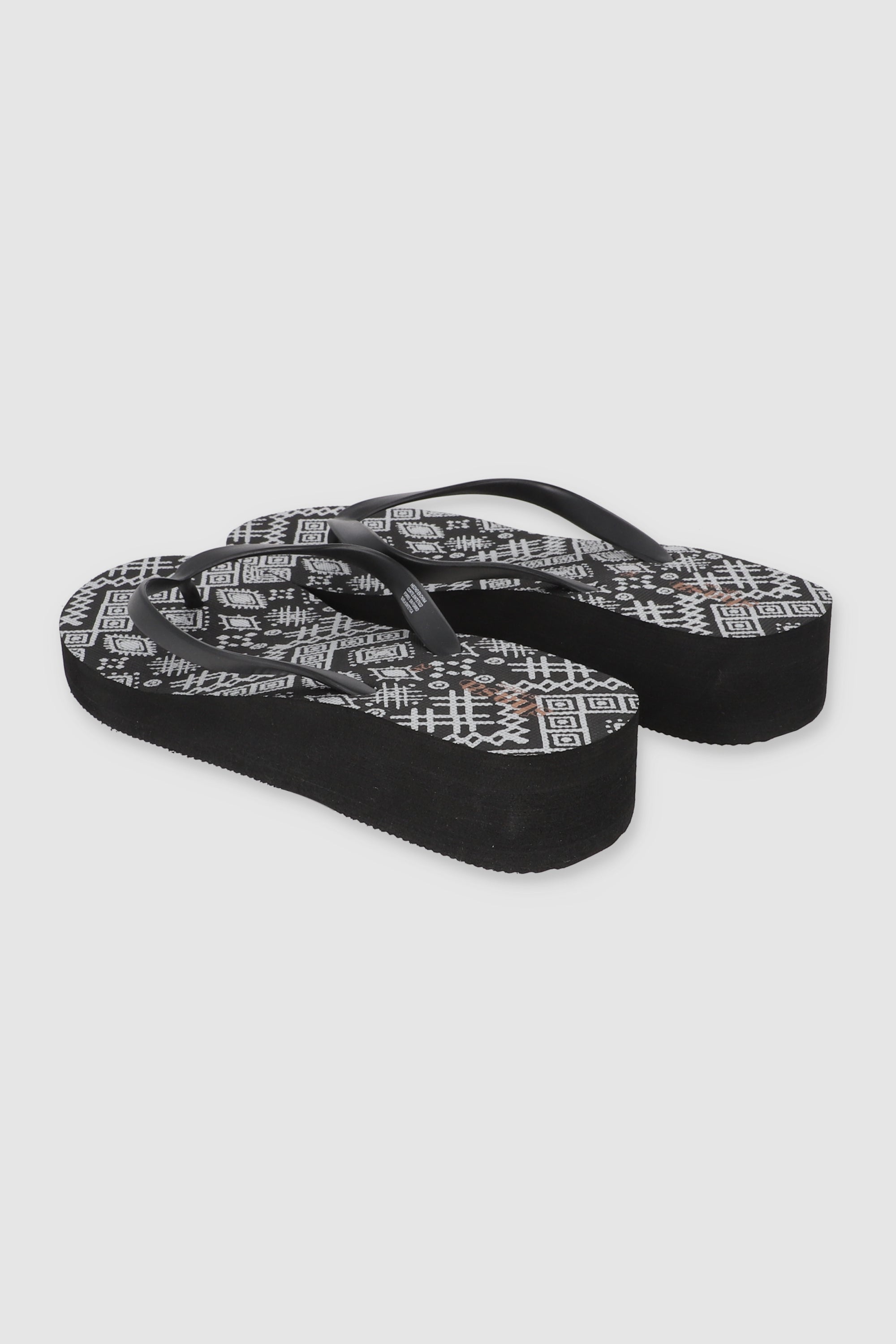 FLIP FLOP PLATAFORMA NEGRO