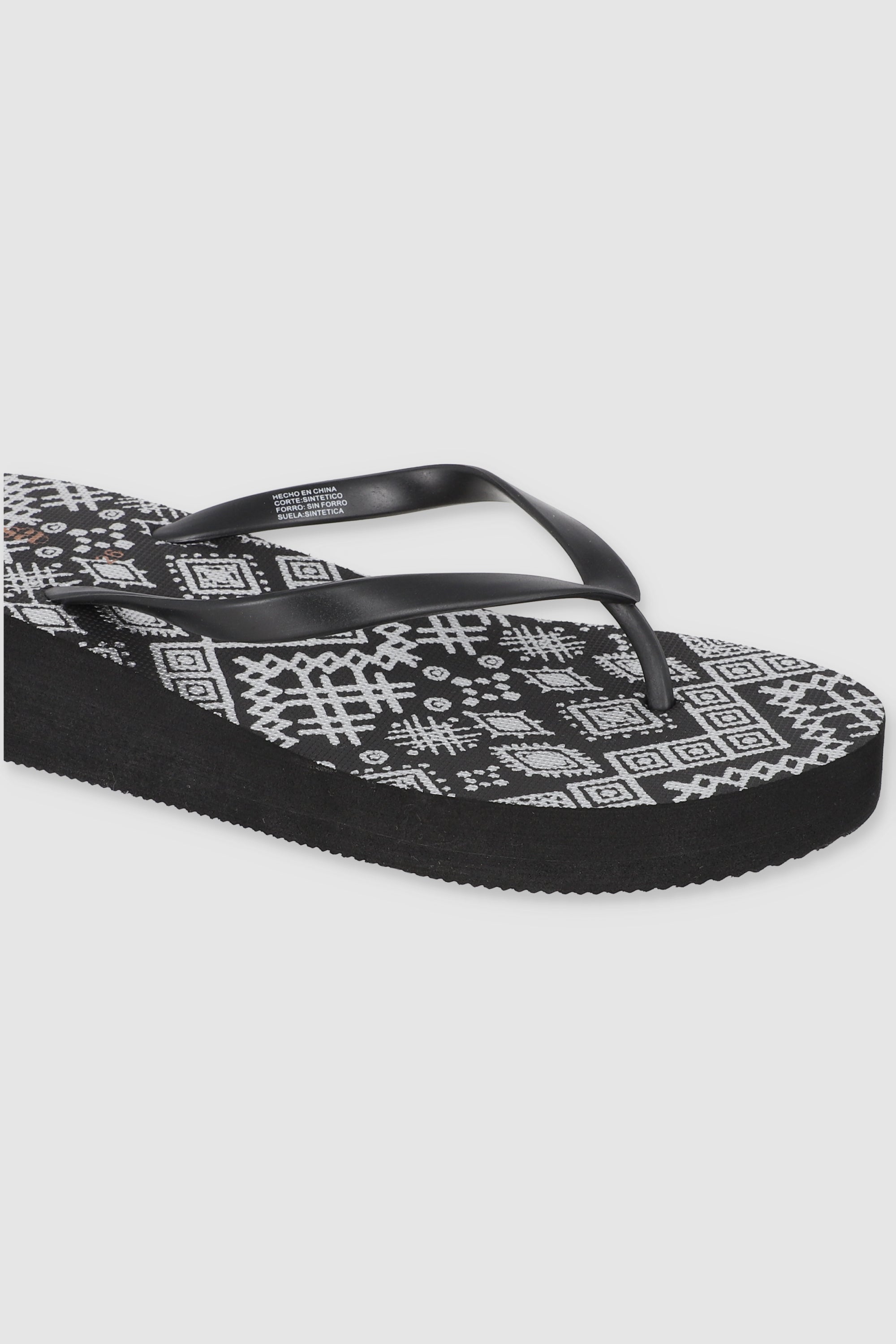 FLIP FLOP PLATAFORMA NEGRO