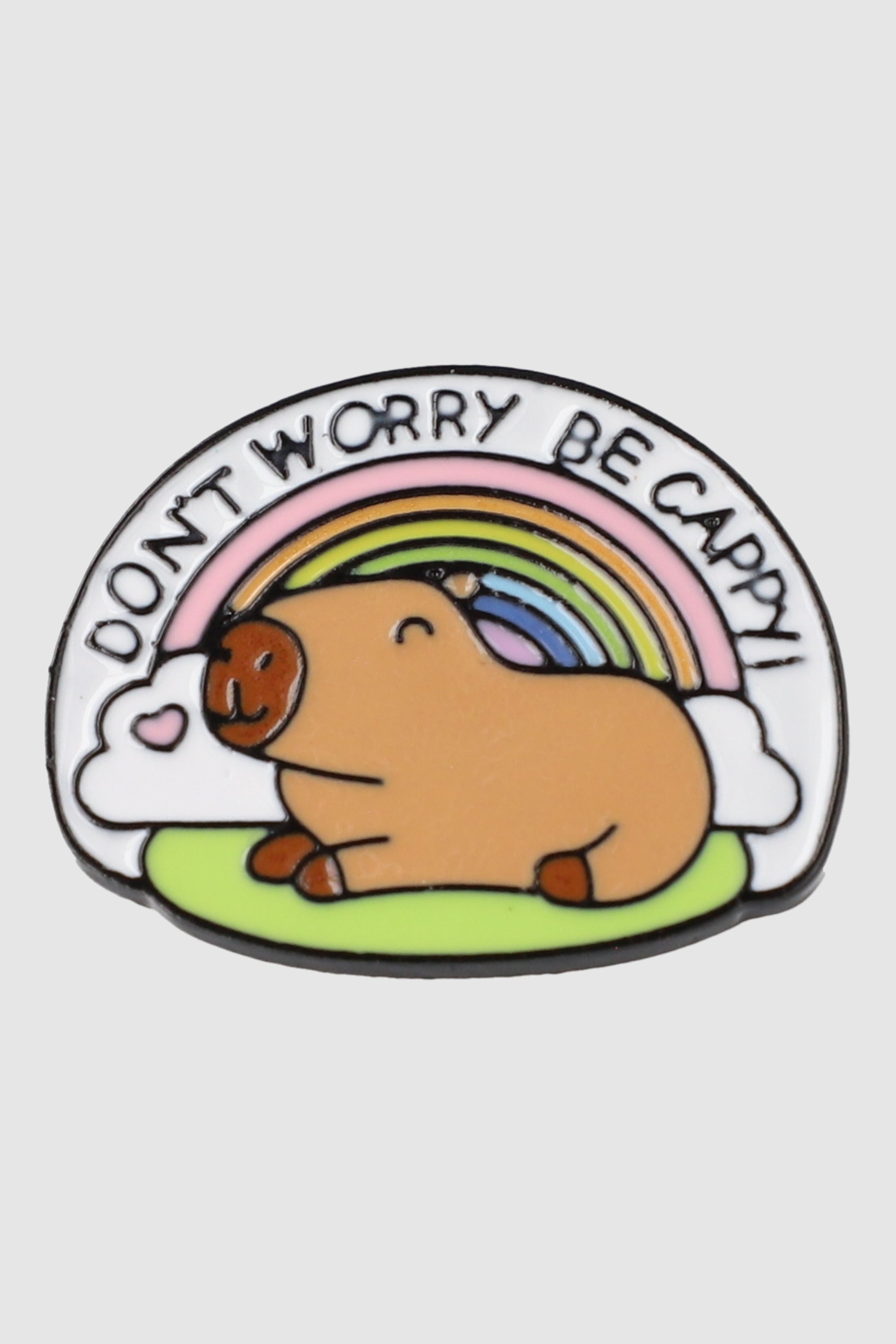 Pin dont worry be capy MULTICOLOR