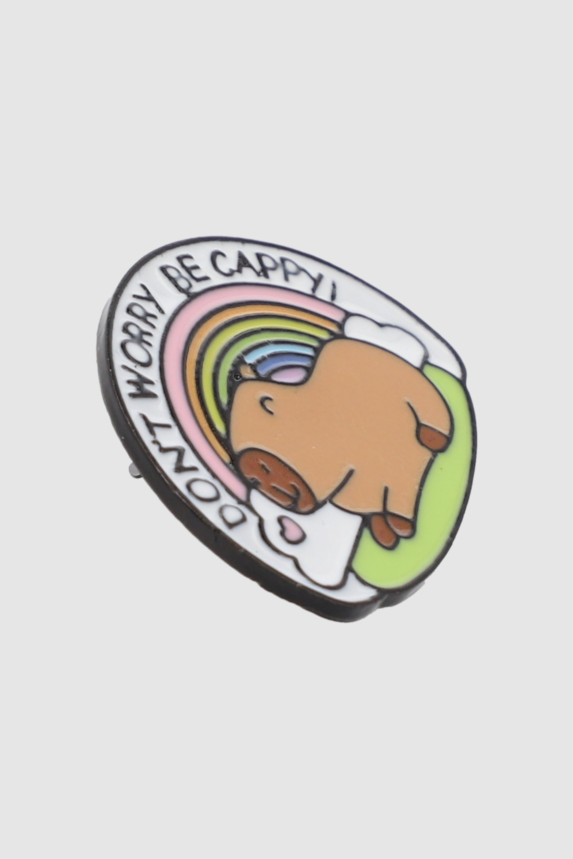 Pin dont worry be capy MULTICOLOR