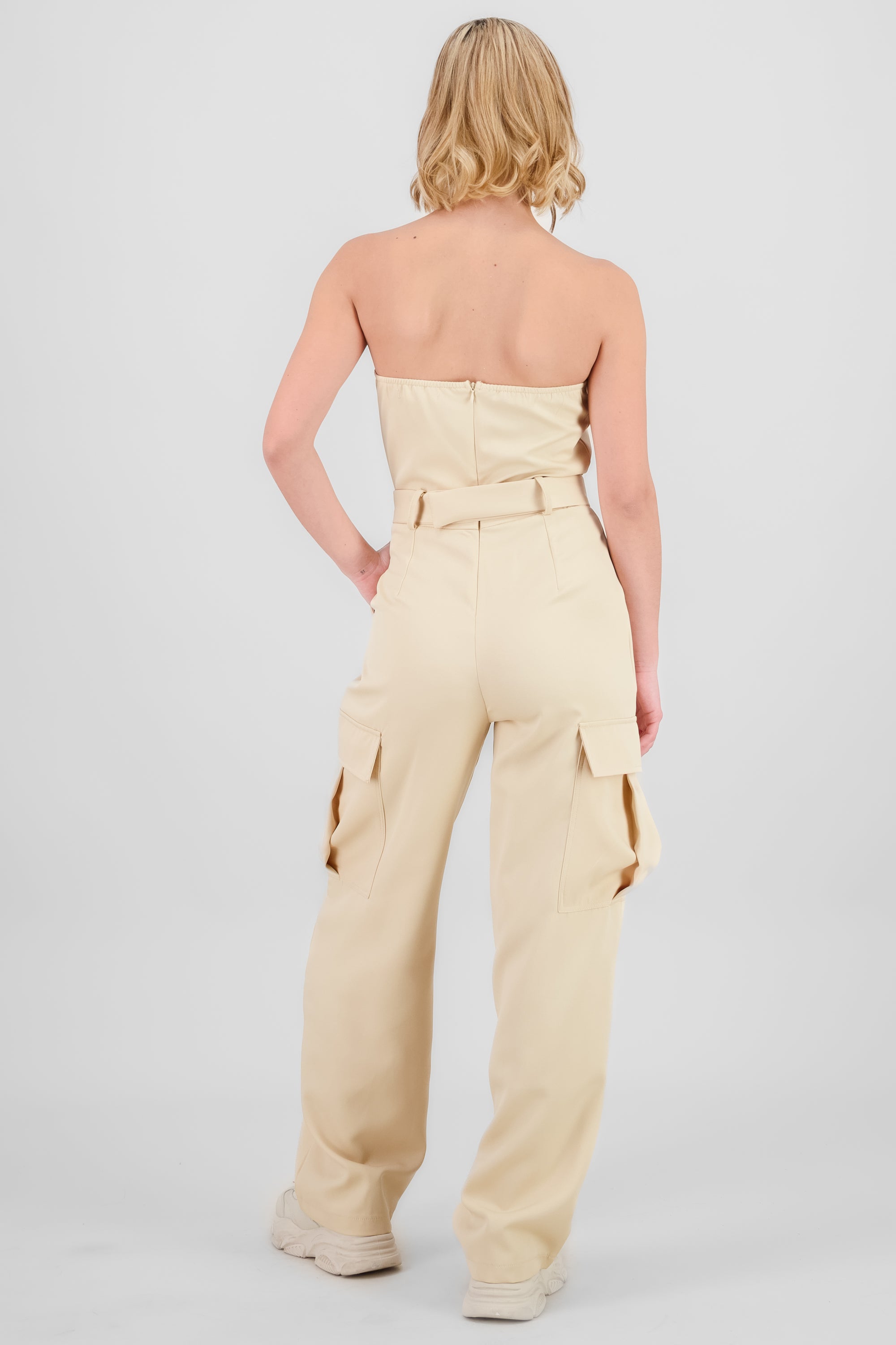 Jumpsuit cargo BEIGE