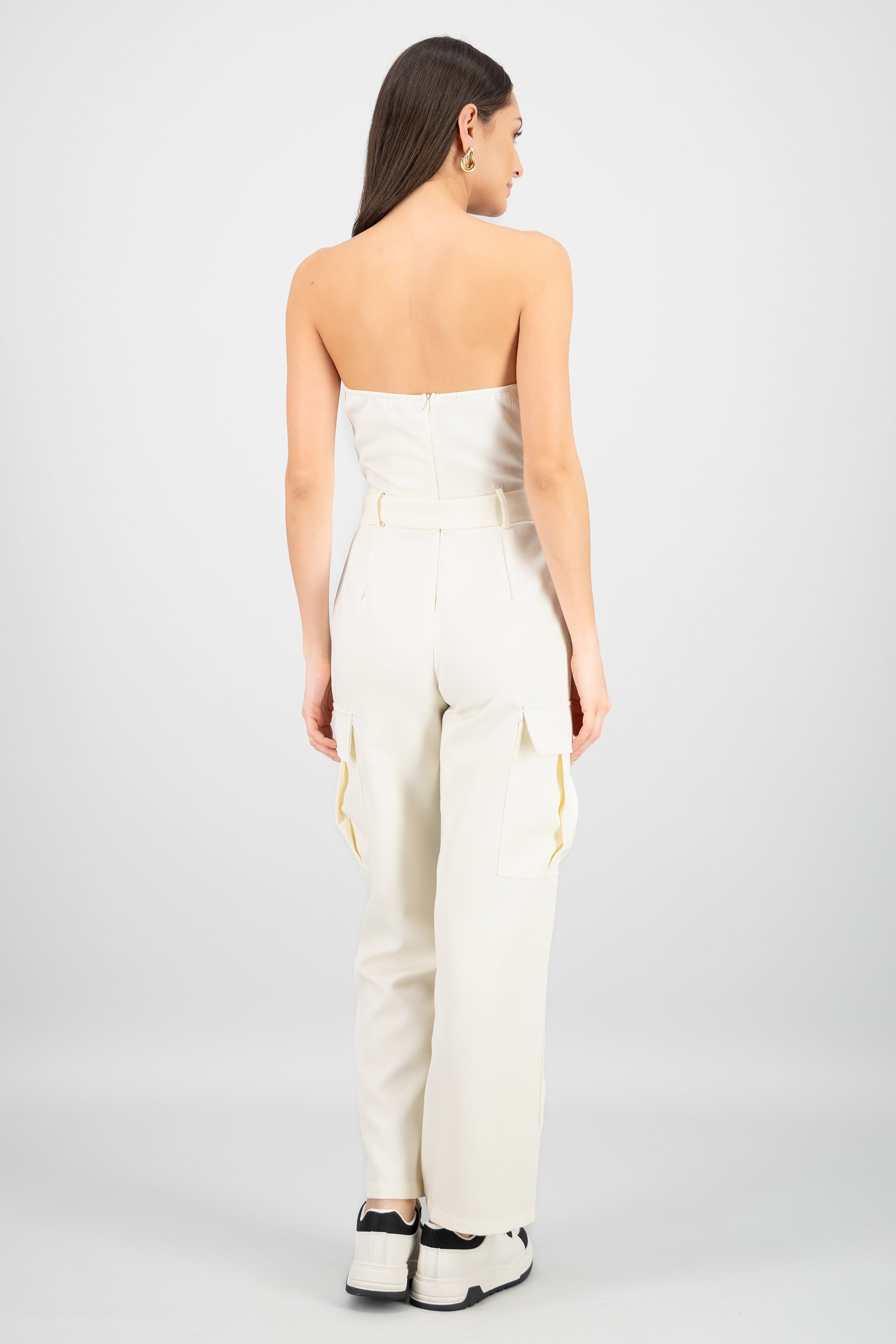 Jumpsuit cargo CREMA