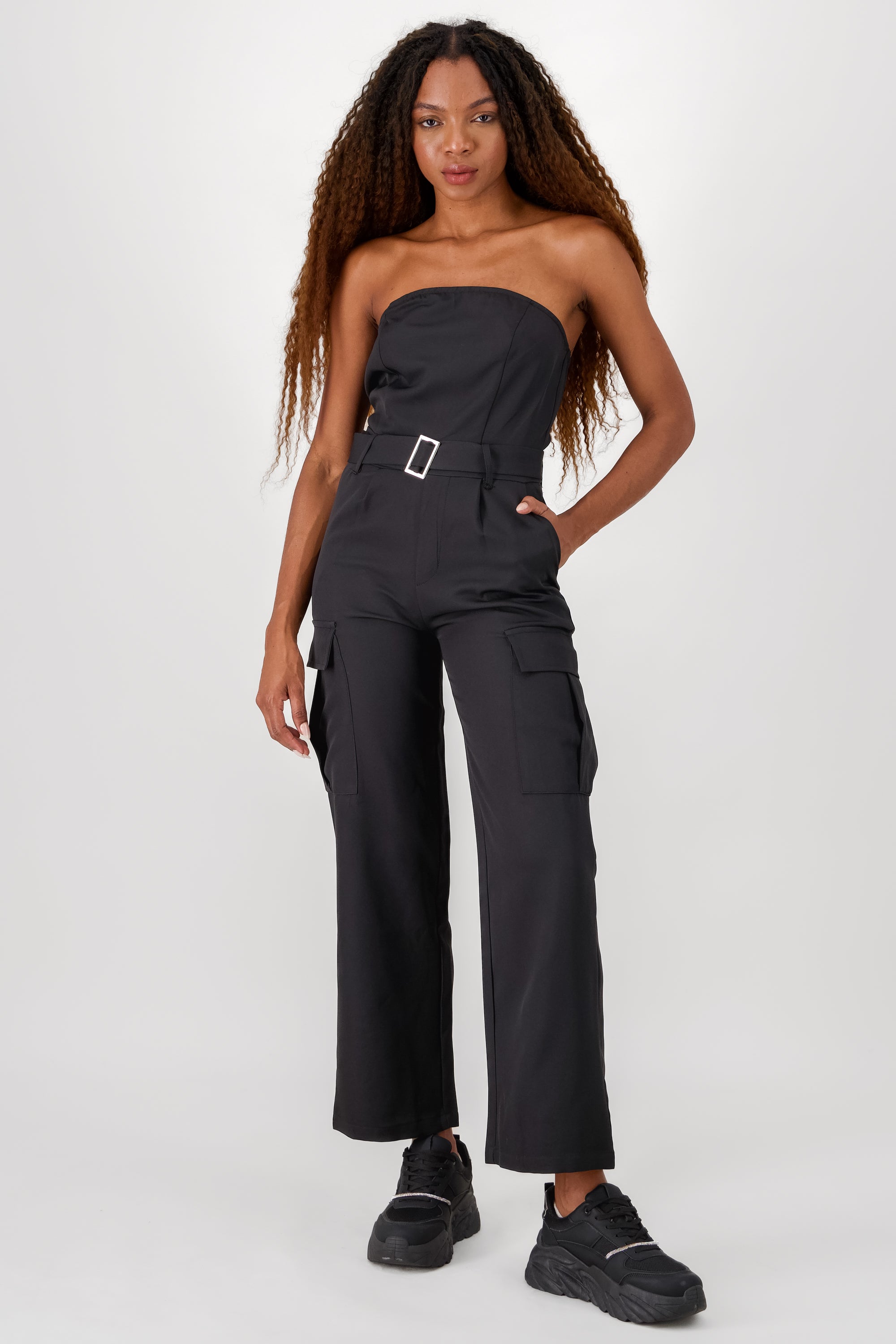 Jumpsuit cargo NEGRO