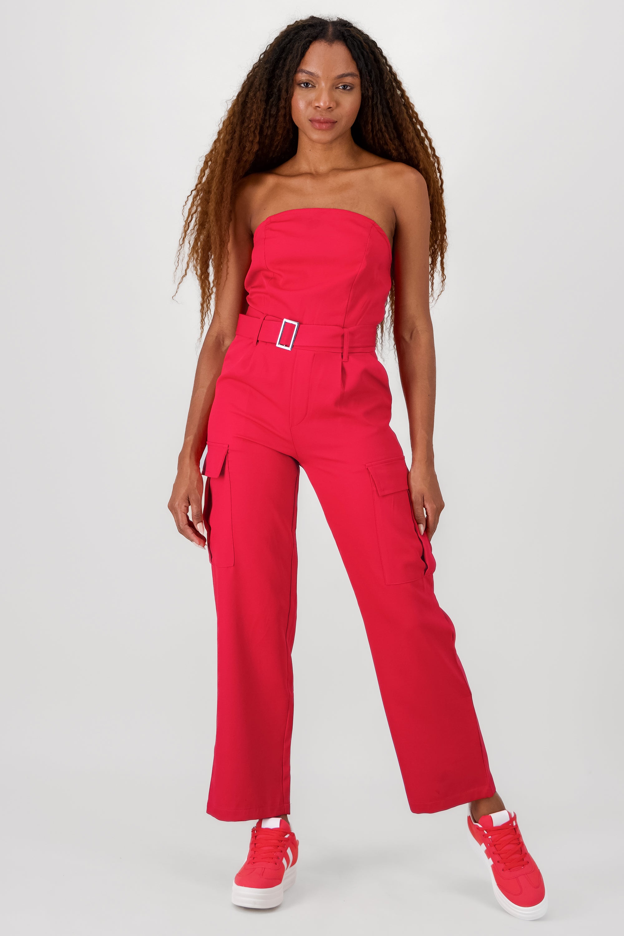 Jumpsuit cargo ROJO