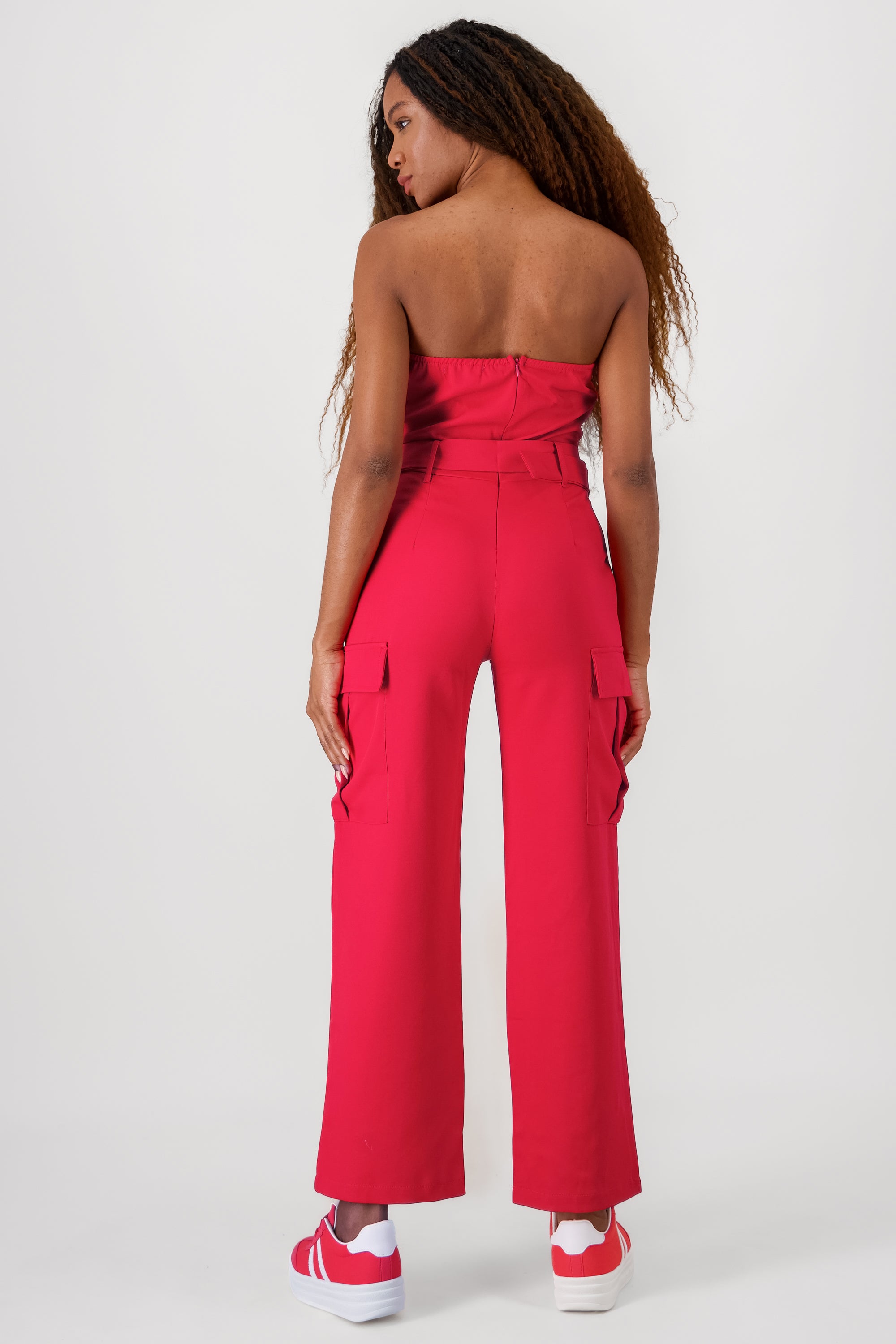 Jumpsuit cargo ROJO