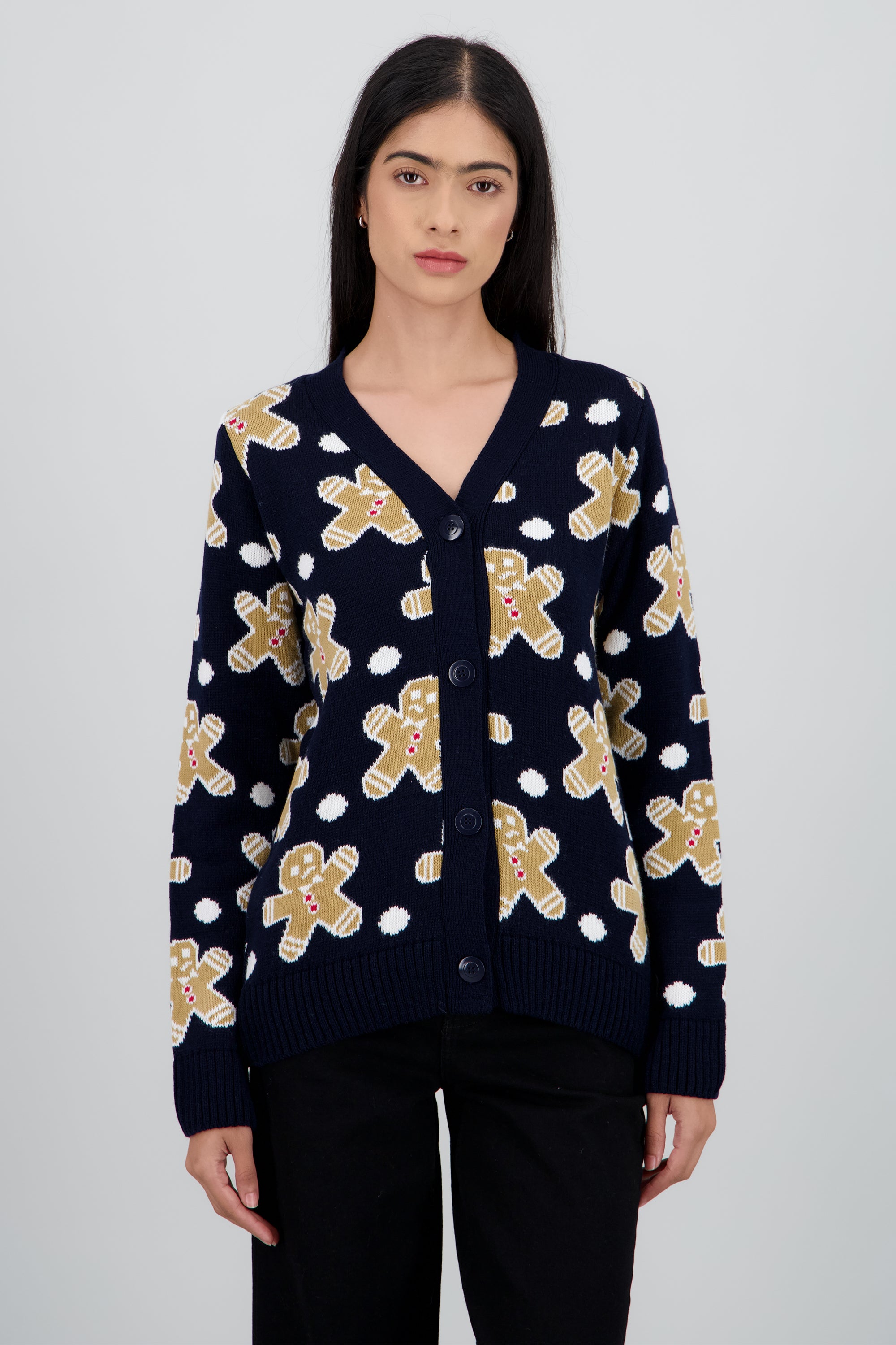 Cardigan galletas navidad MARINO COMBO
