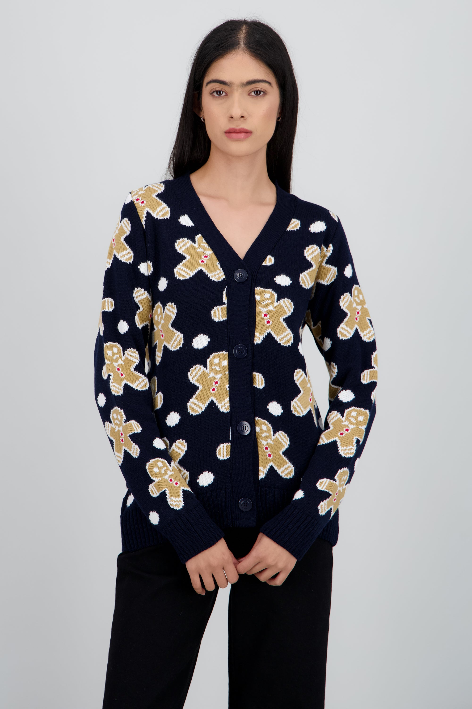 Cardigan galletas navidad MARINO COMBO