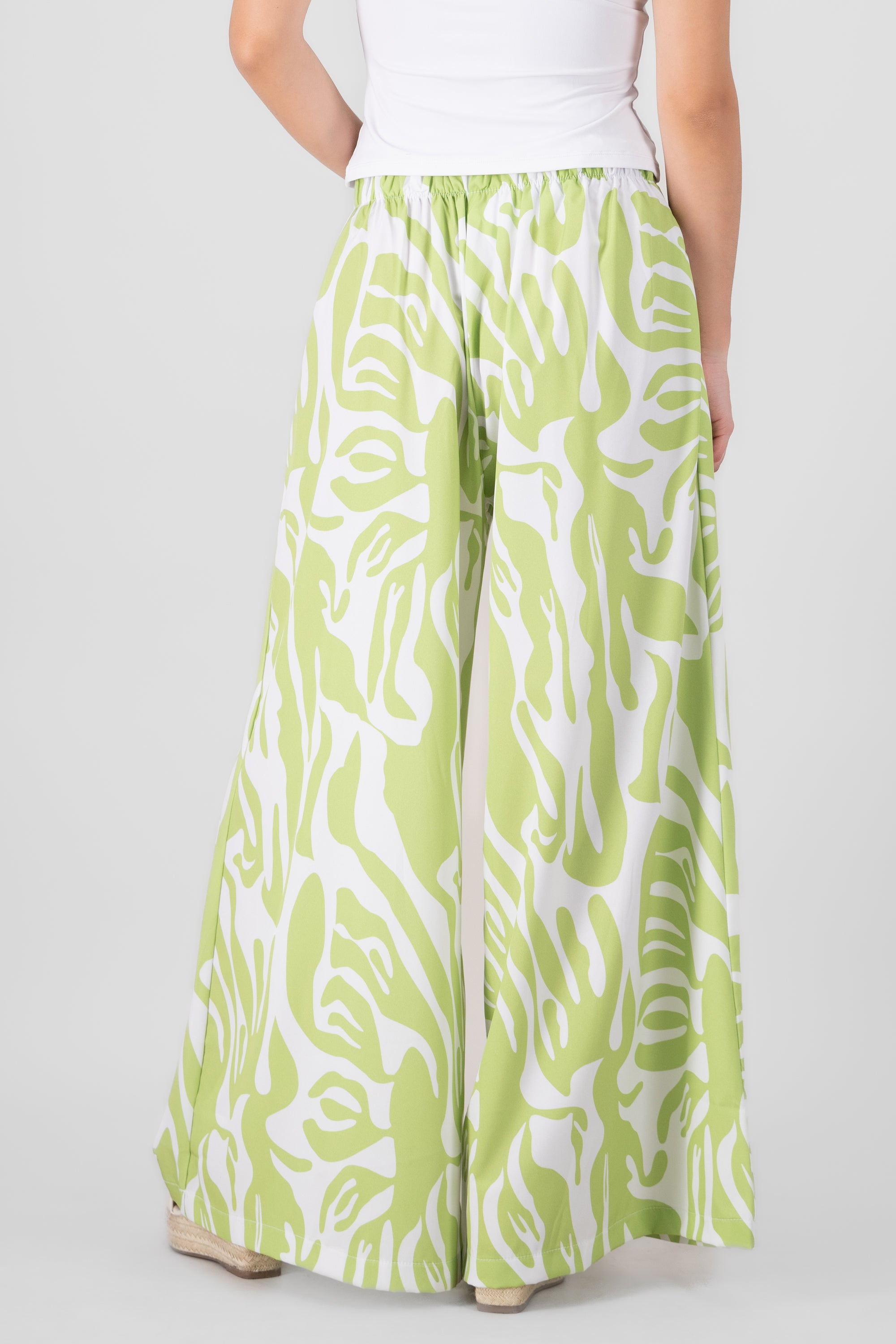 Pantalón super wide leg estampado SAGE