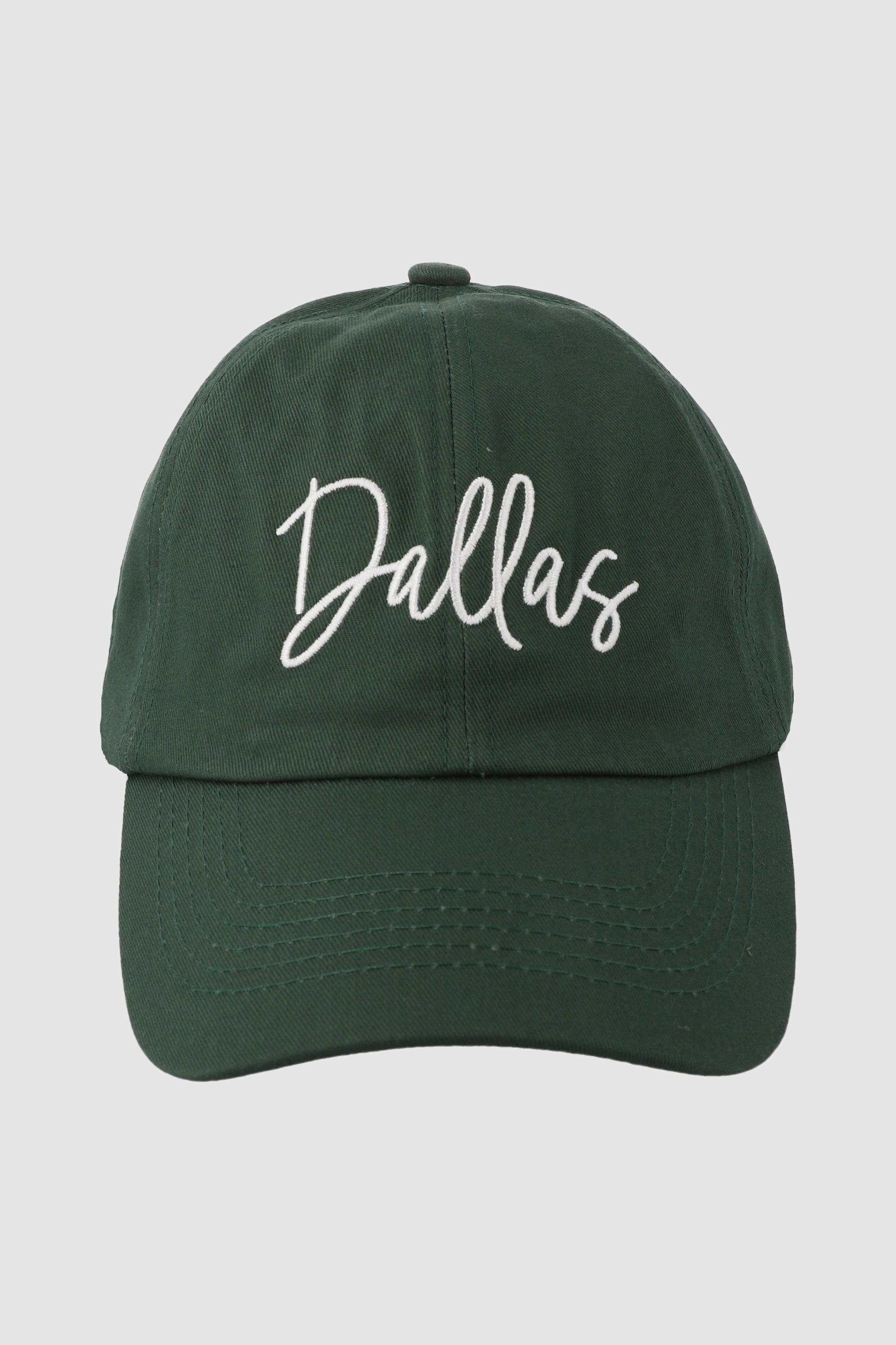 Gorra dallas cursiva VERDE