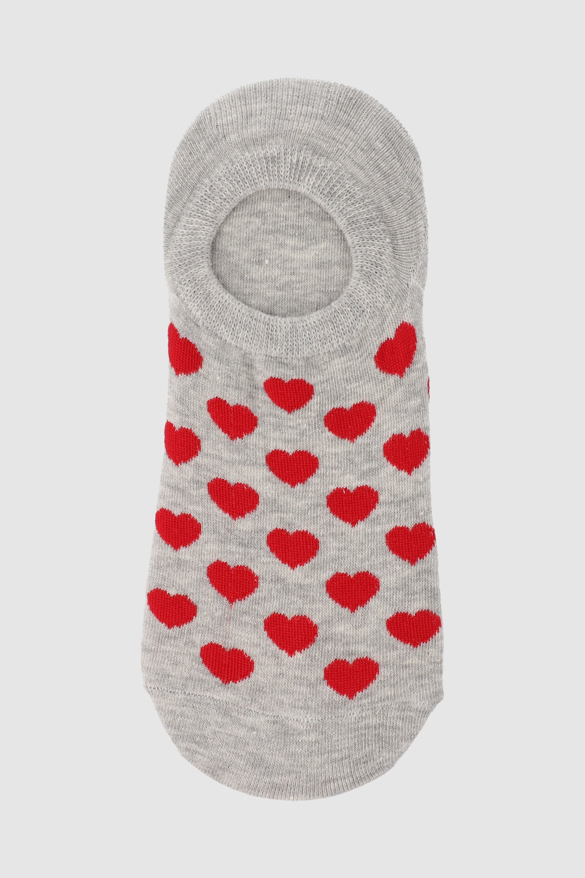Cubrepie de corazones GRIS