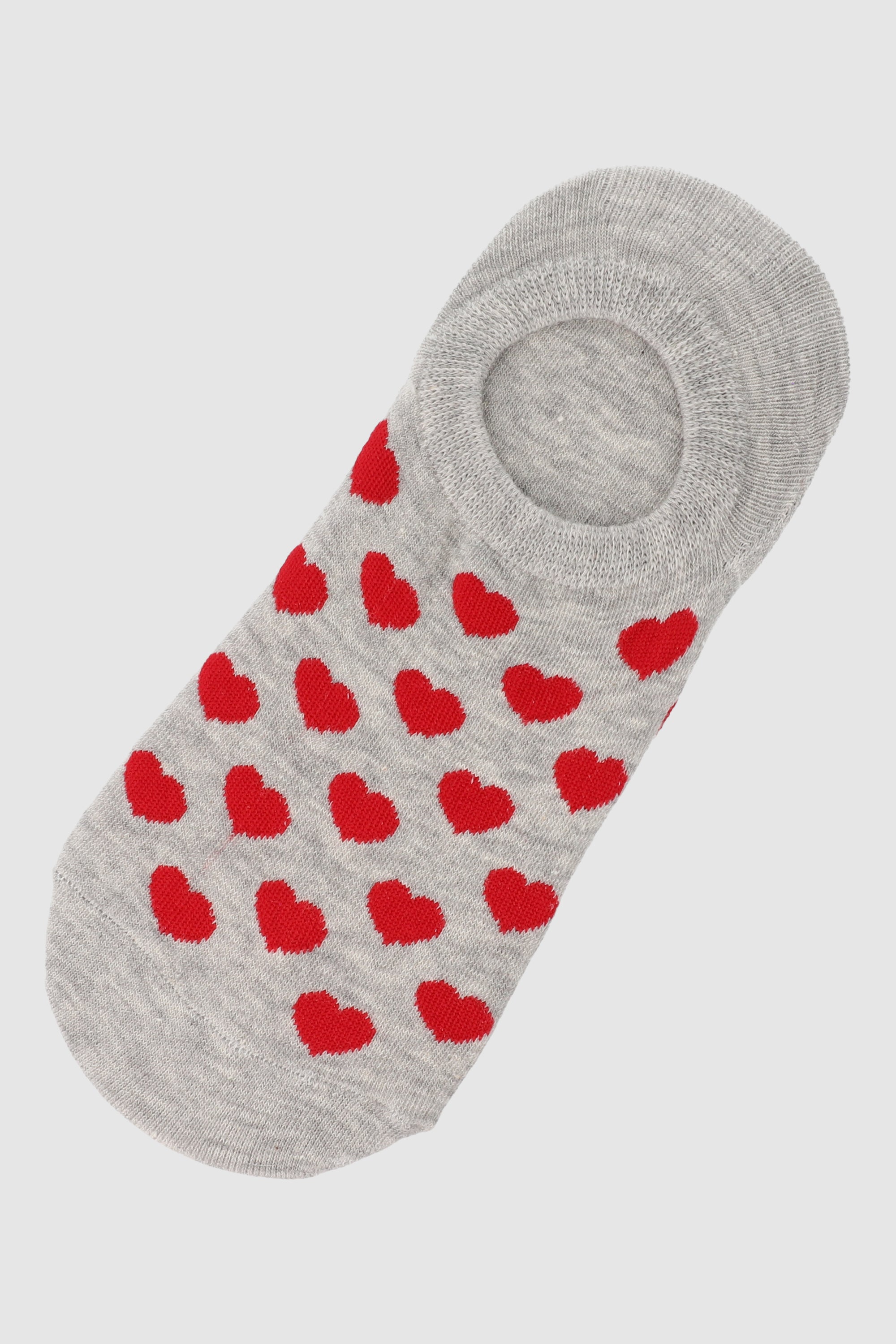 Cubrepie de corazones GRIS