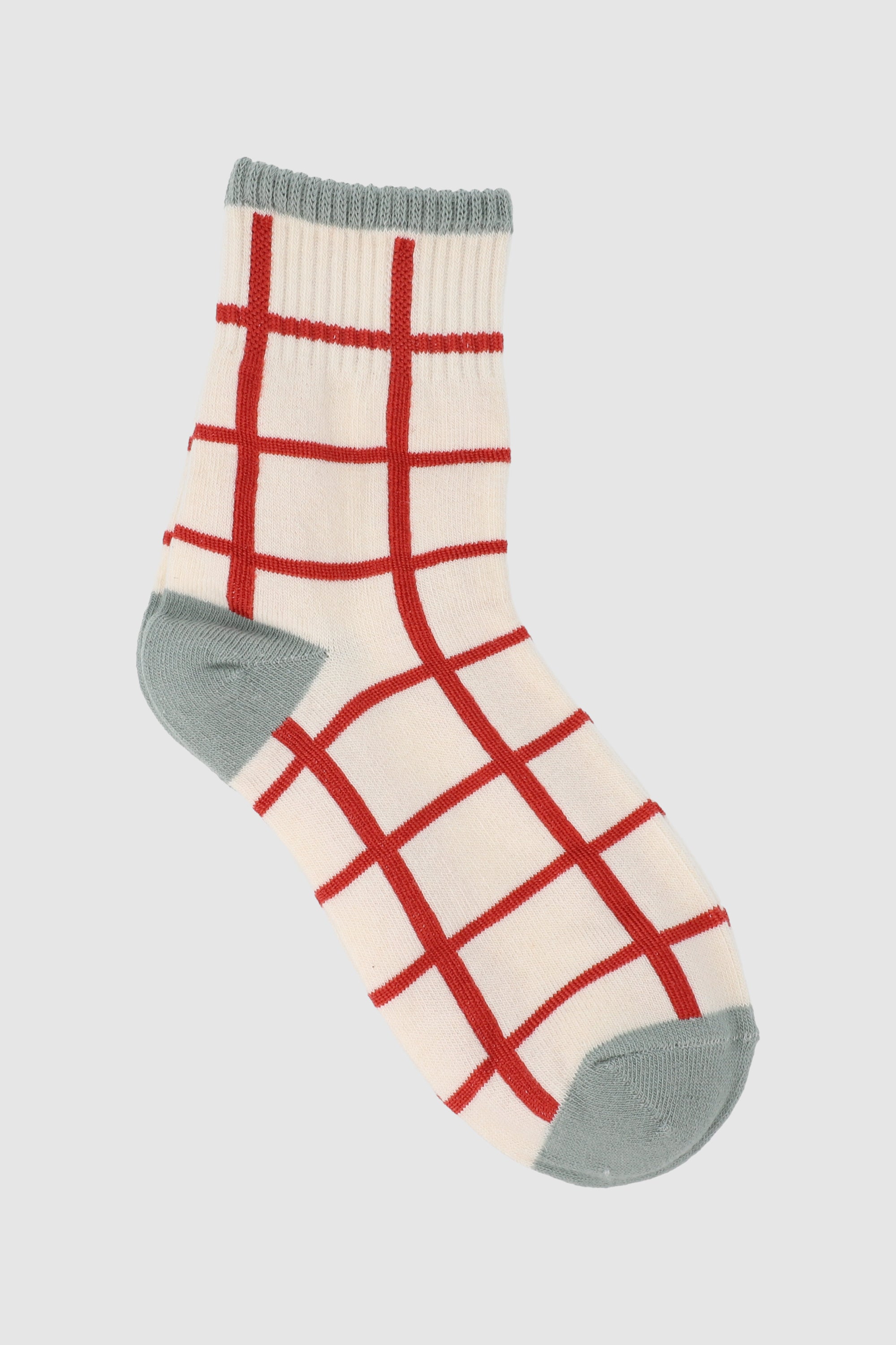 Calcetin cuadros color VERDE COMBO