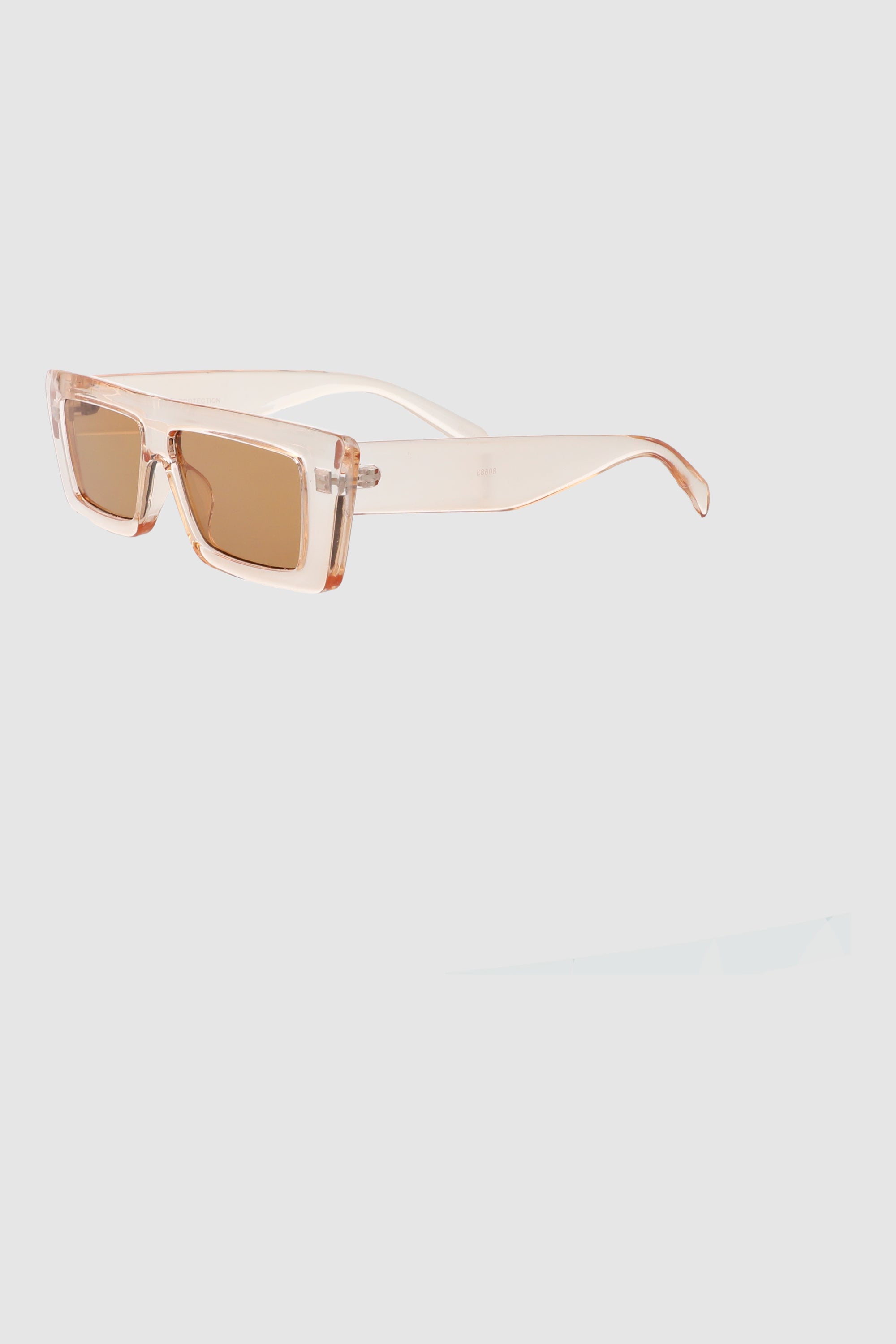 Lentes rectangulares rectos BEIGE