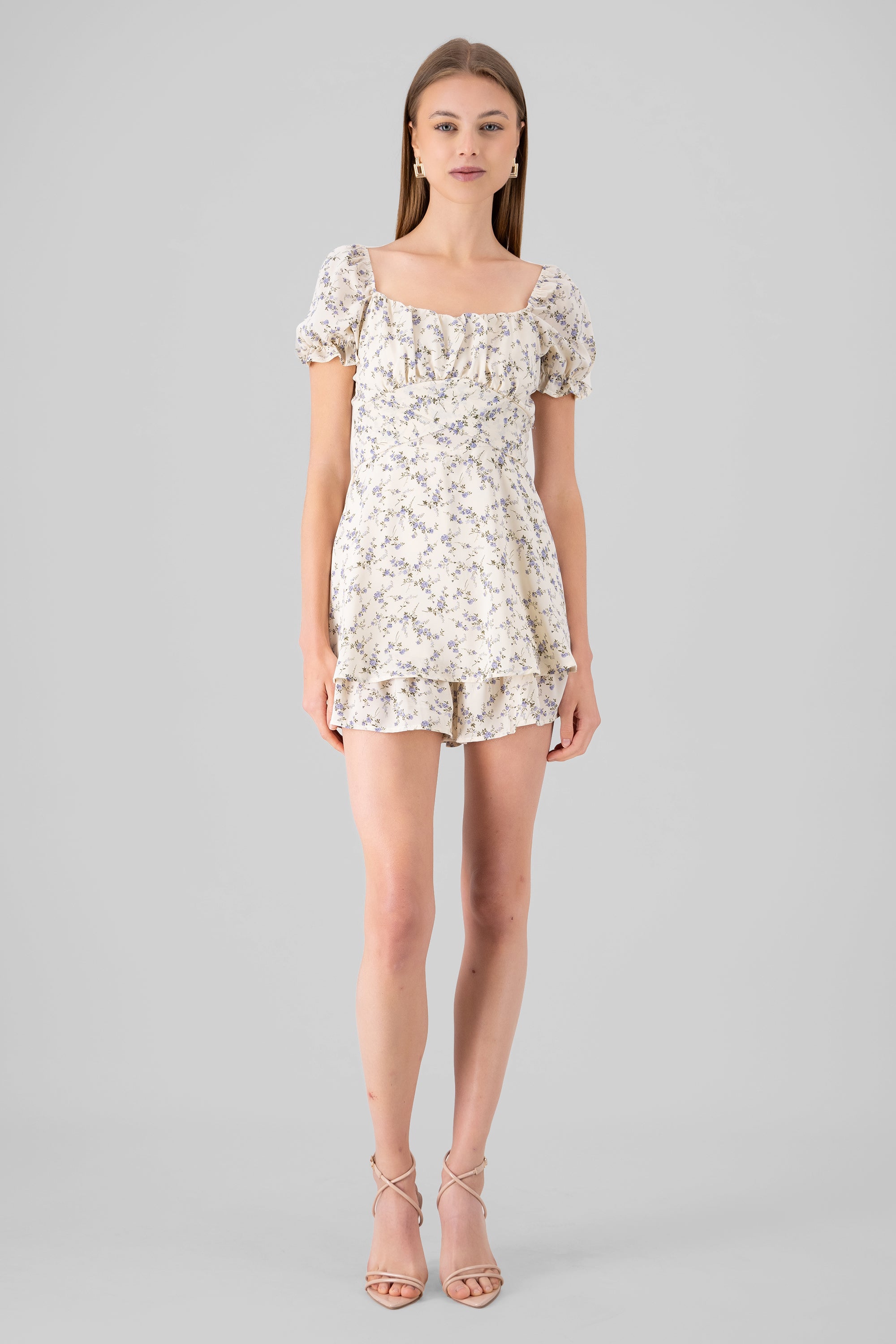 Vestido olan flores