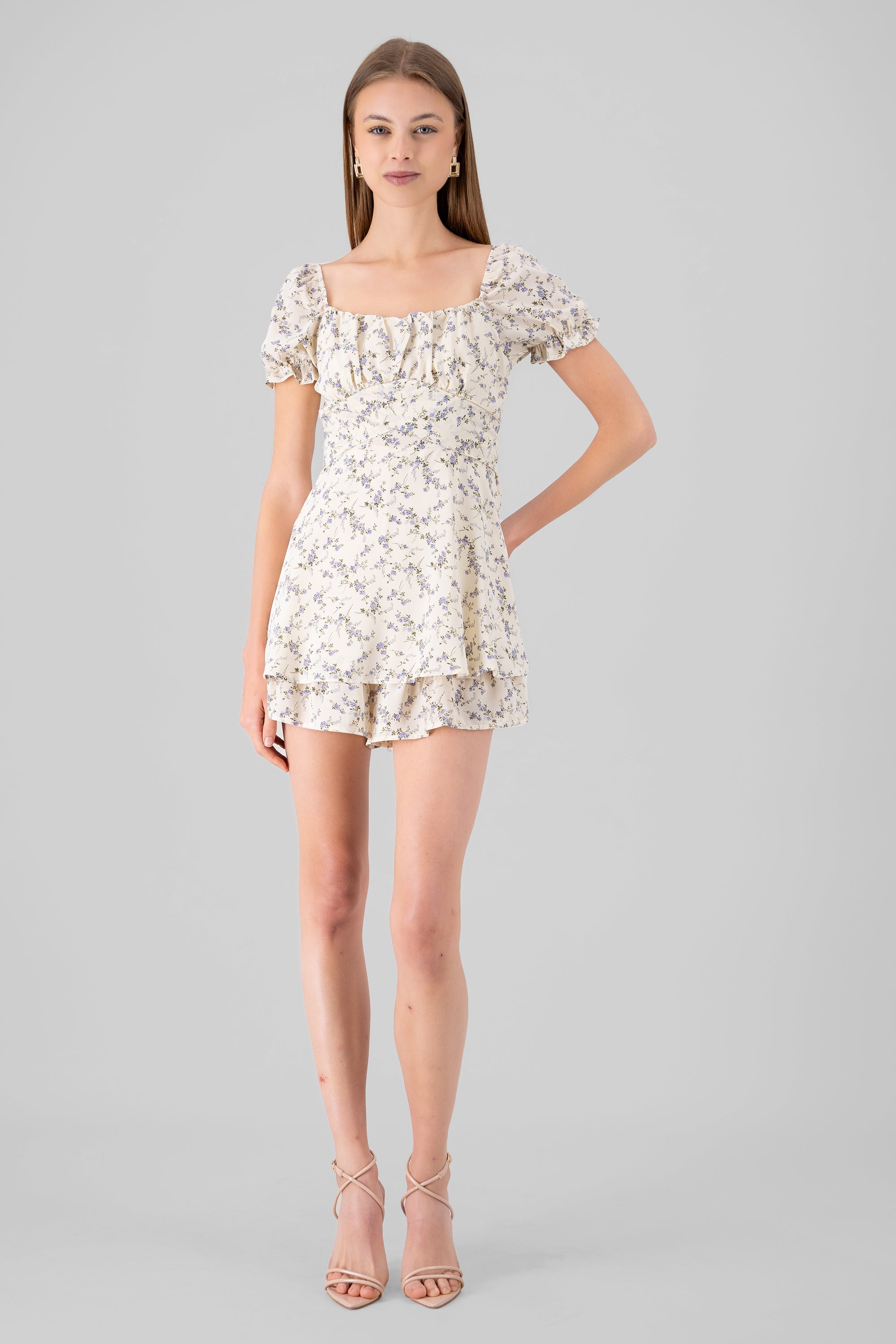 Vestido olan flores