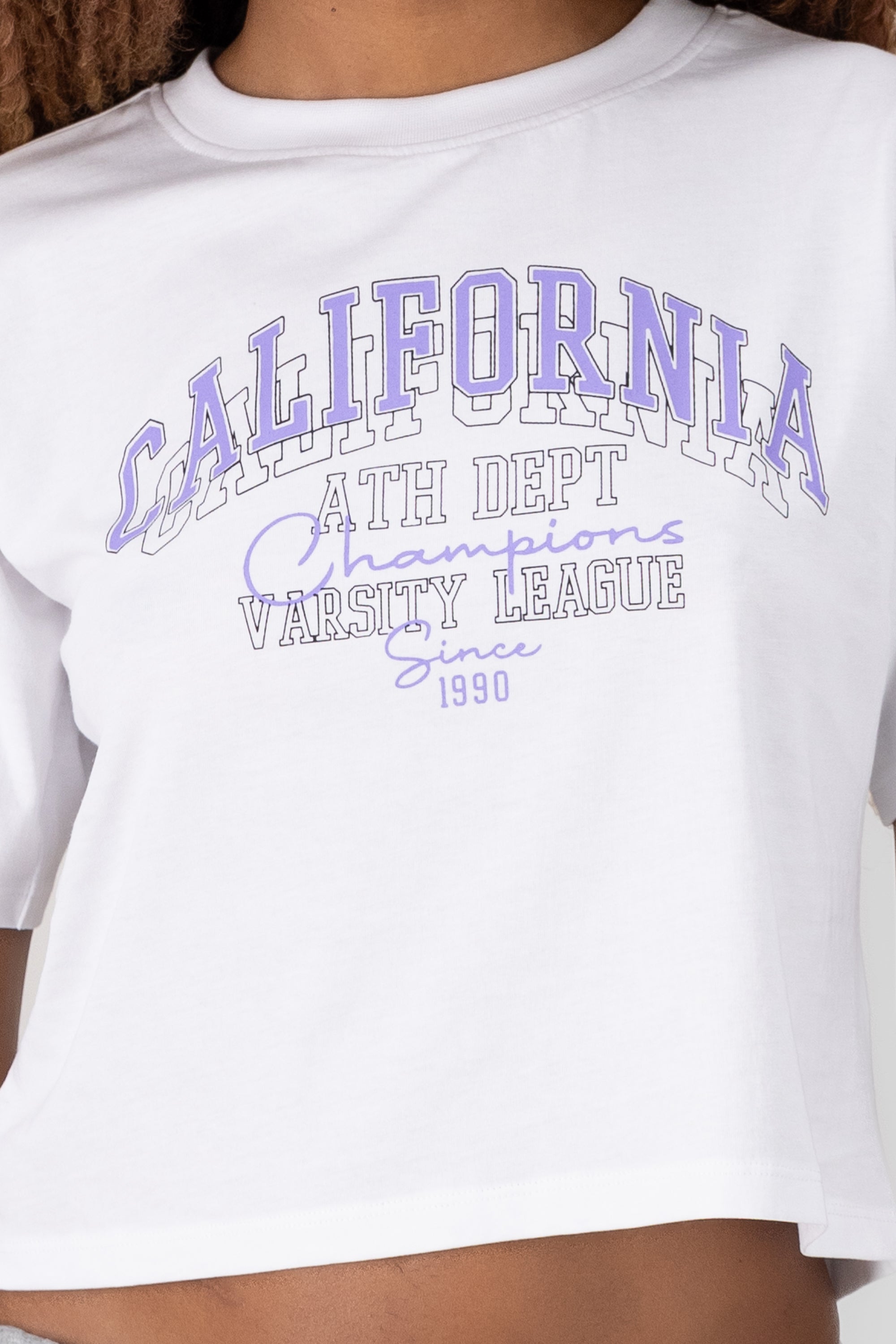 Crop top California BLANCO