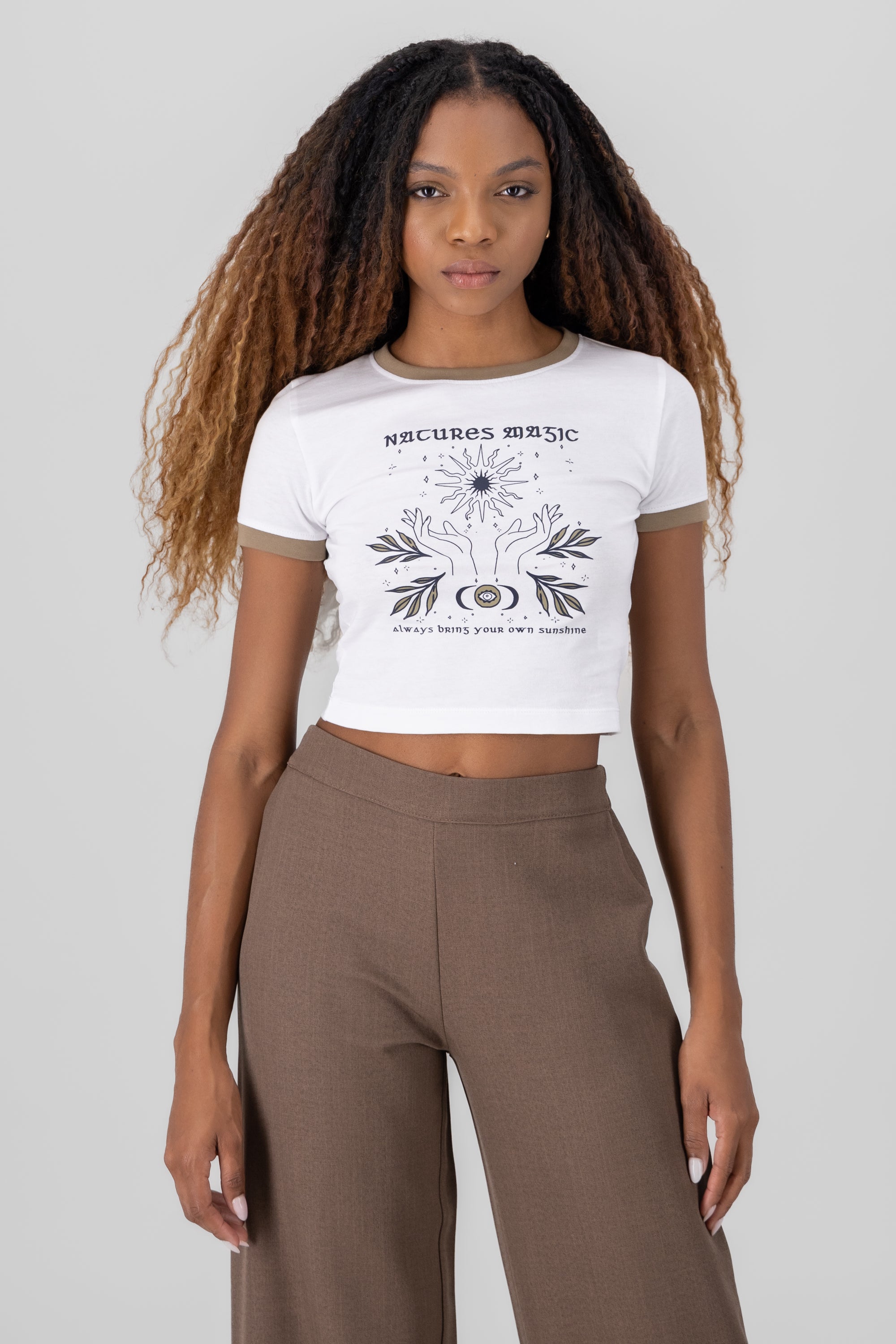 Crop top Magic 100%algodon BLANCO