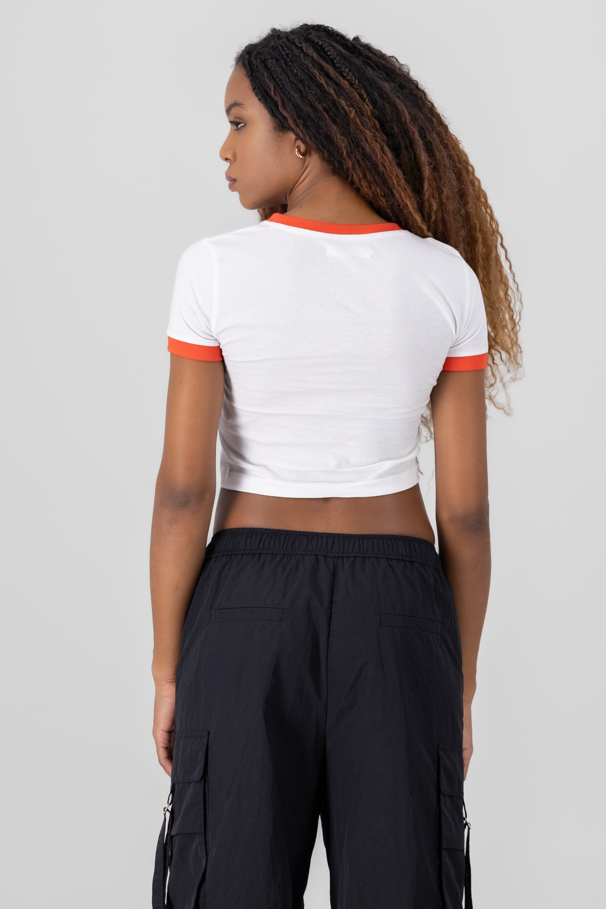 Crop top Houston 100% algodon BLANCO