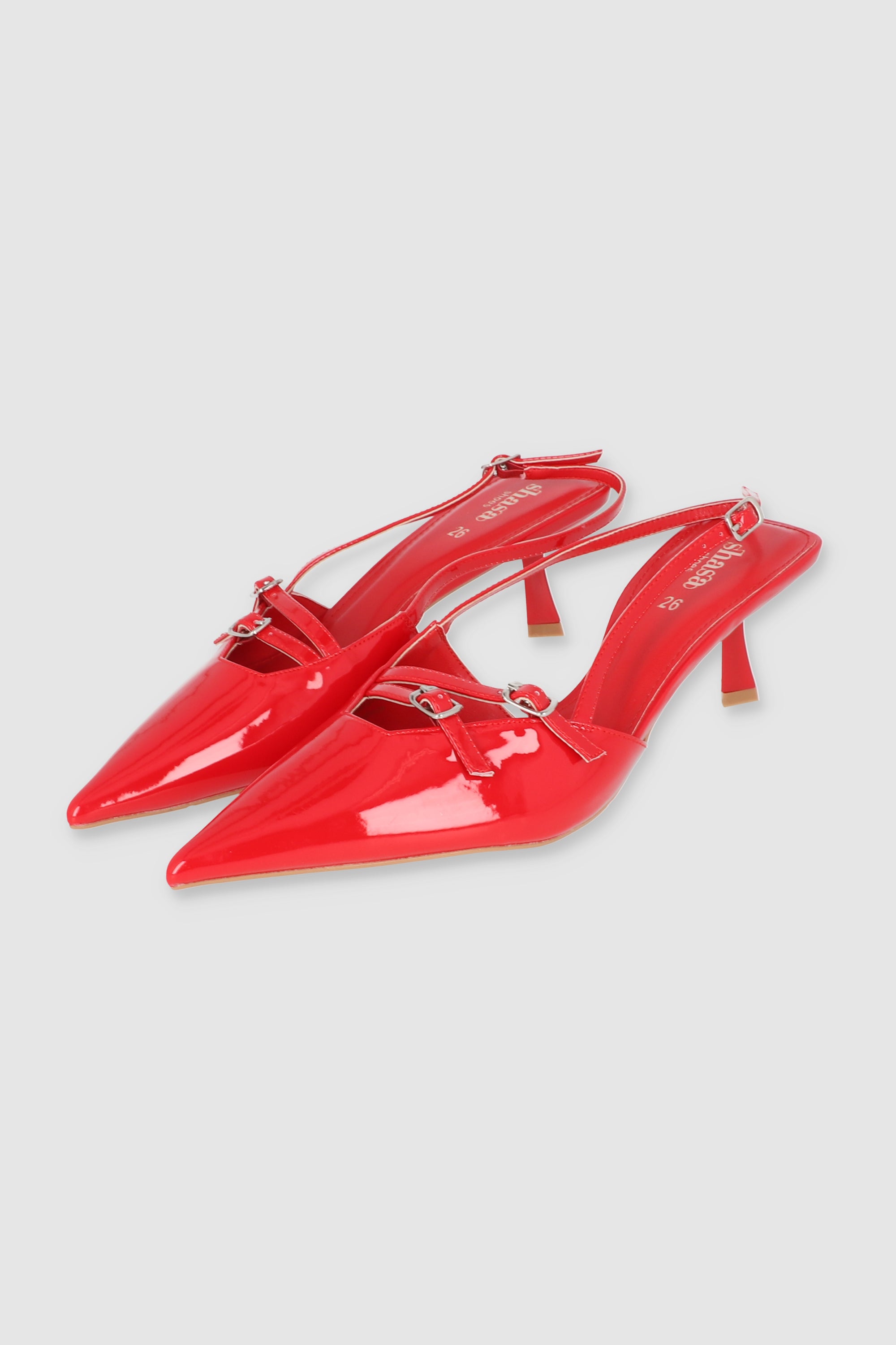 TACON POINTY STRAPS ROJO