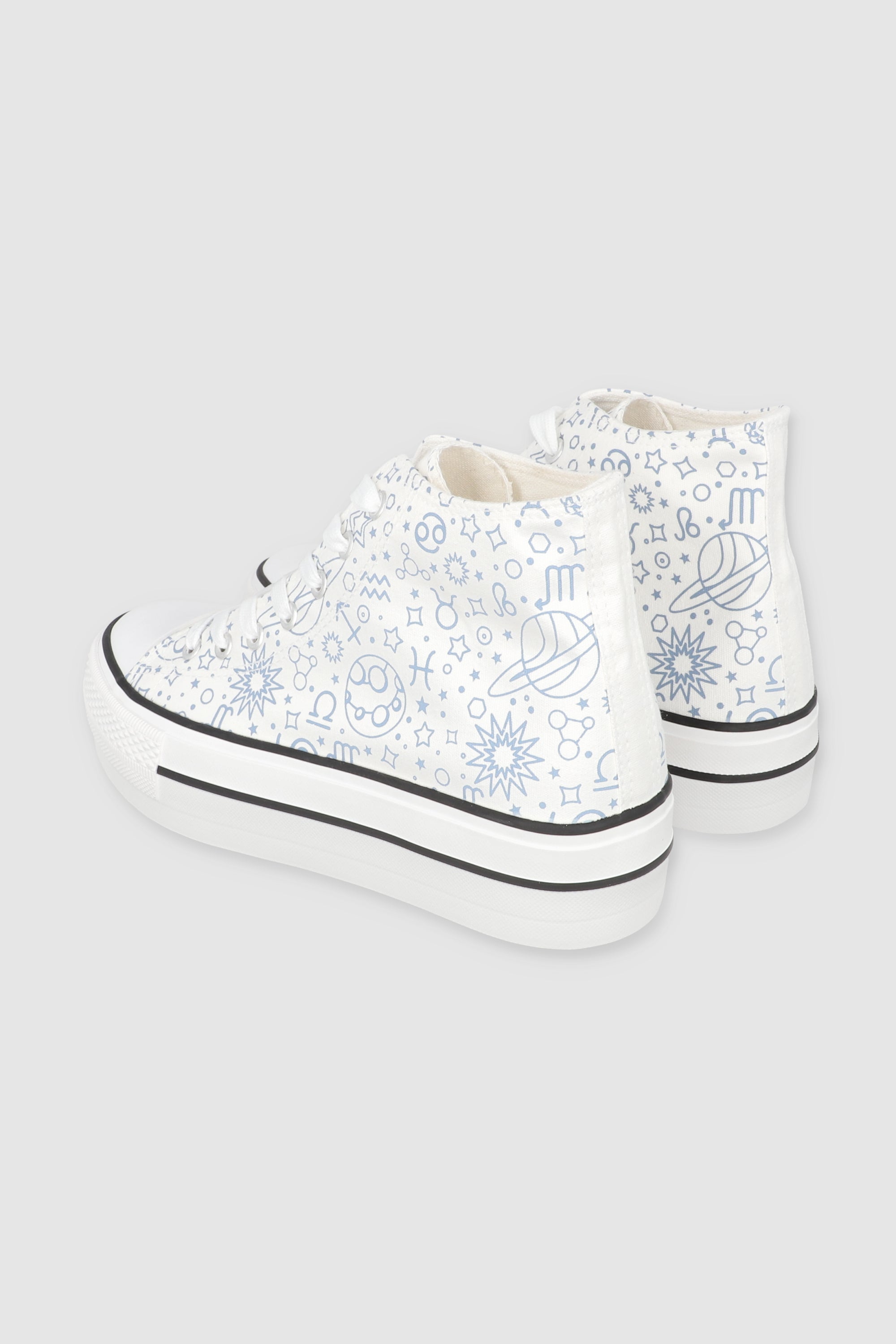 TENIS CANVAS MINI PRINT BLANCO