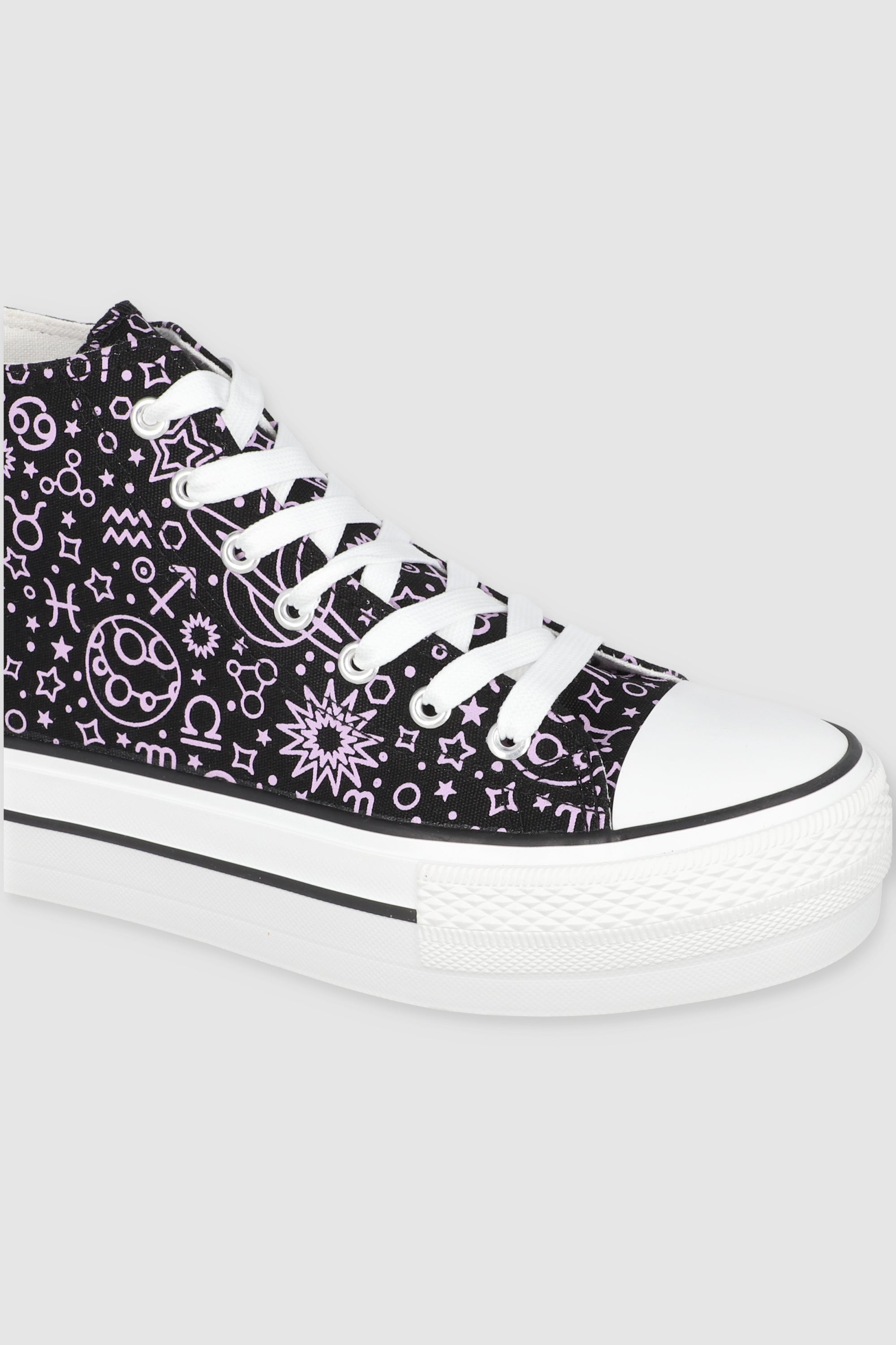 TENIS CANVAS MINI PRINT NEGRO