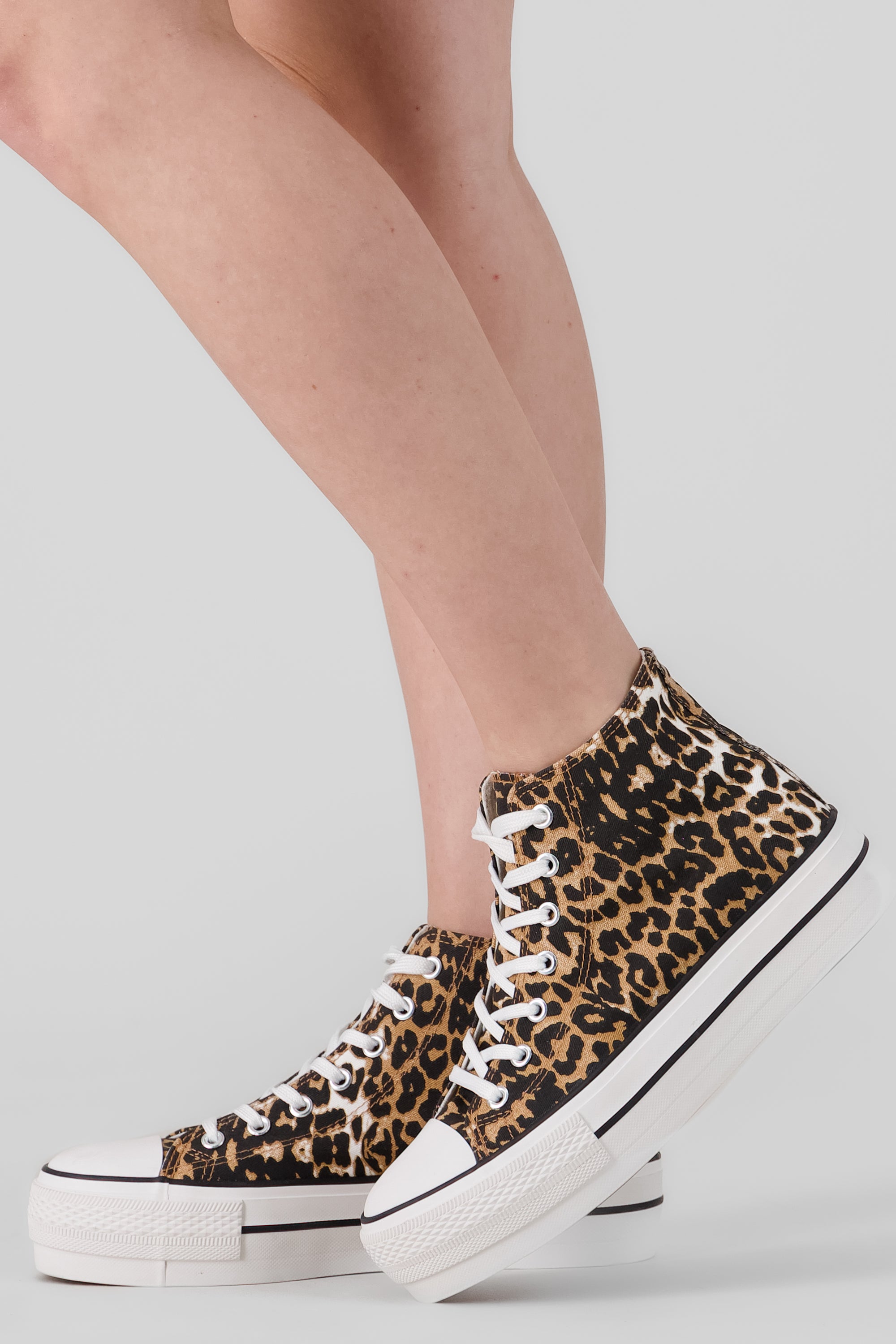 TENIS CANVAS LEOPARDO CAFE COMBO