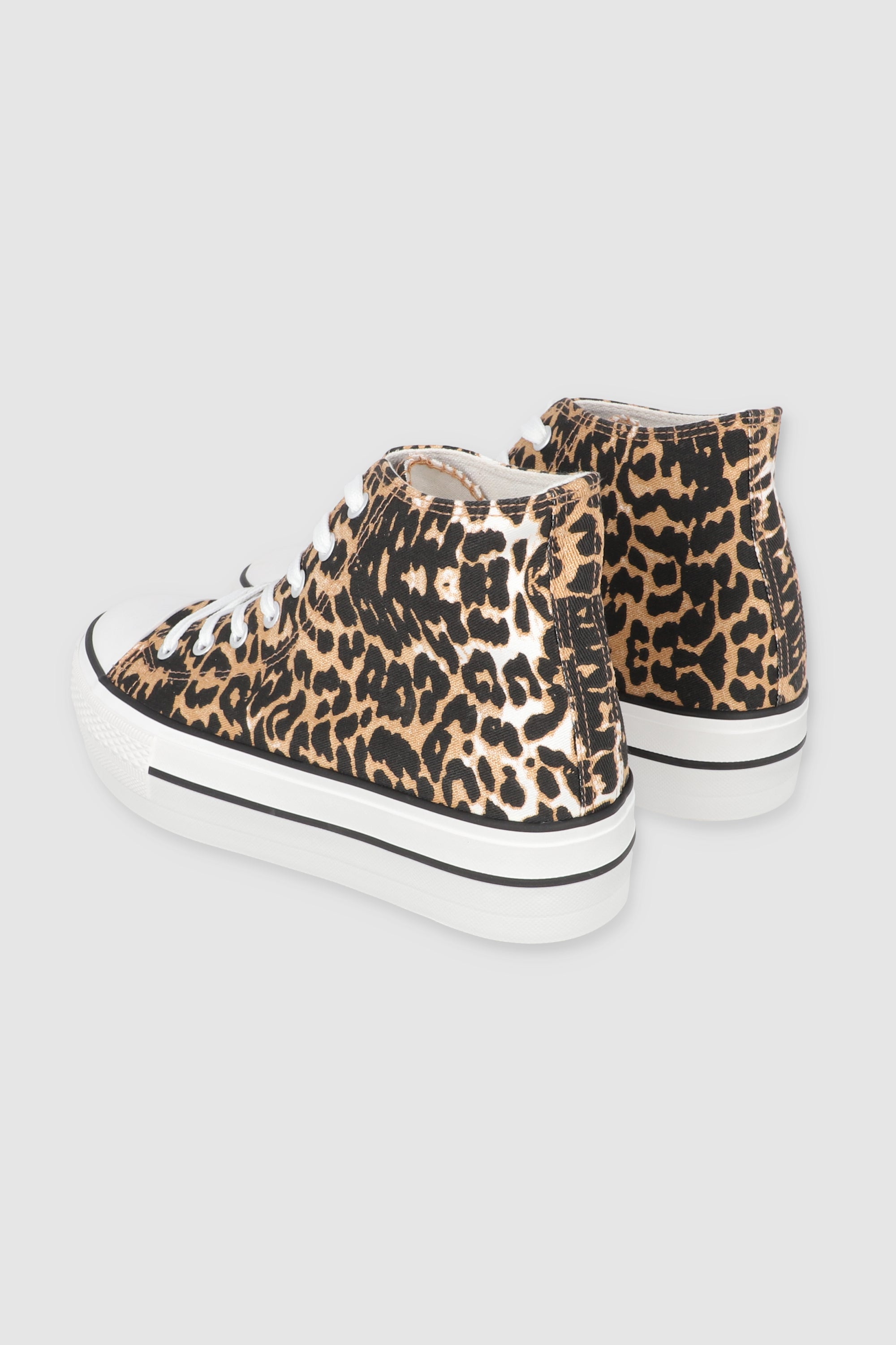 TENIS CANVAS LEOPARDO CAFE COMBO