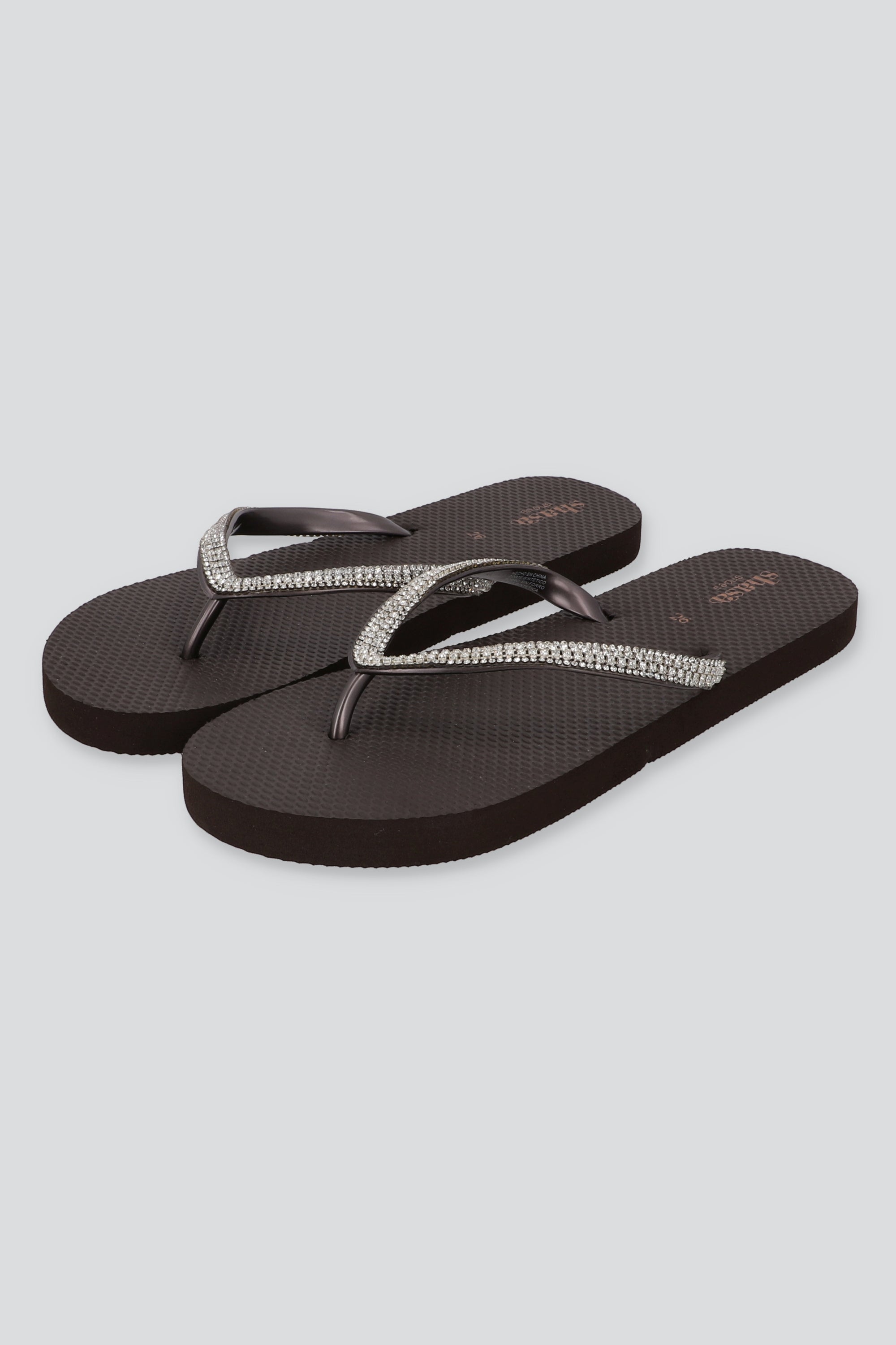 Flip Flop Brillos Textura CAFE